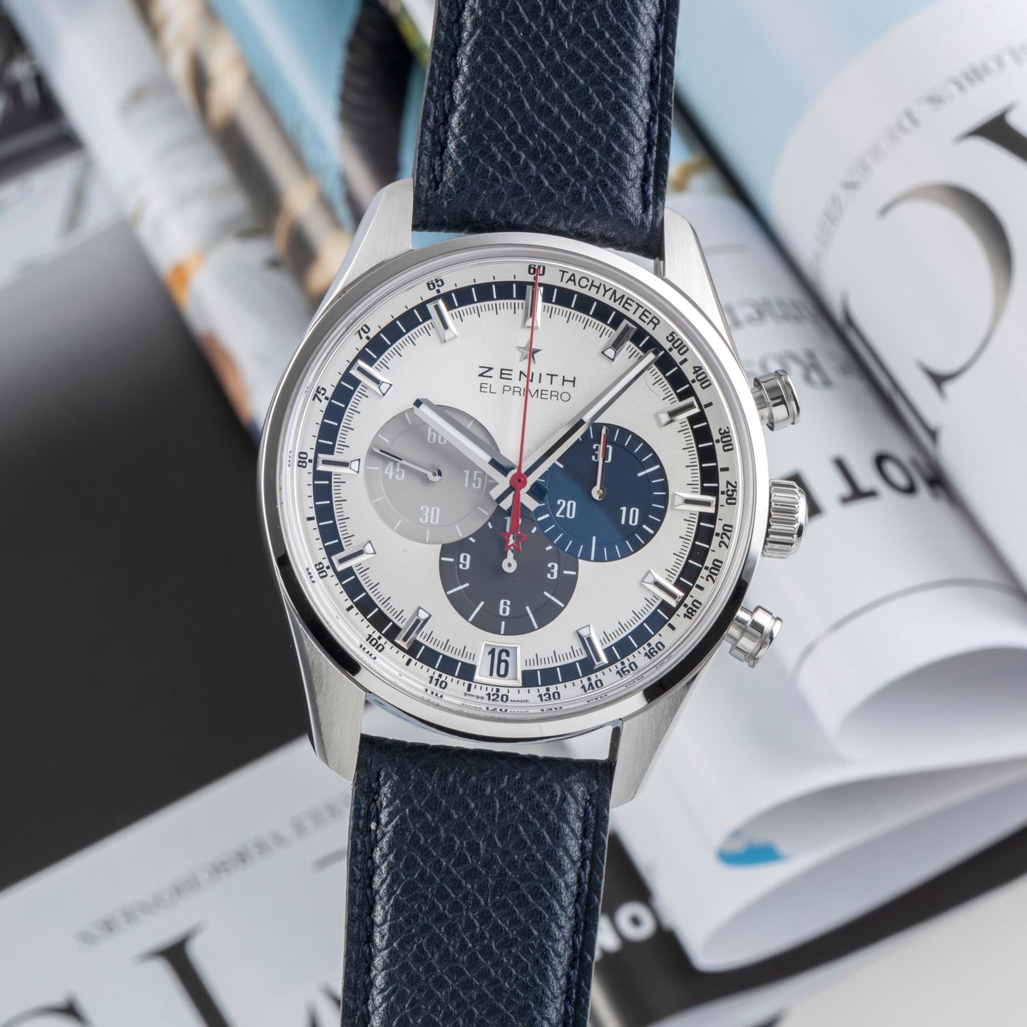 Zenith El Primero 36'000 VpH 03.2040.400/69.C494 (Onbekend (willekeurig serienummer)) - 42mm Staal (3/8)