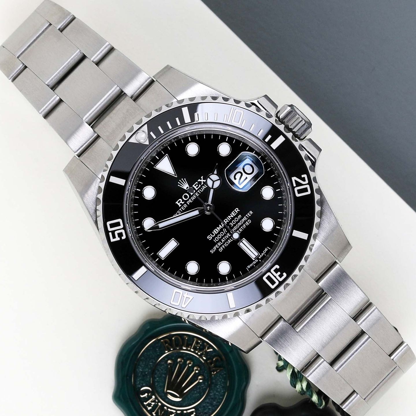 Rolex Submariner Date 116610LN (2020) - Zwart wijzerplaat 40mm Staal (1/8)