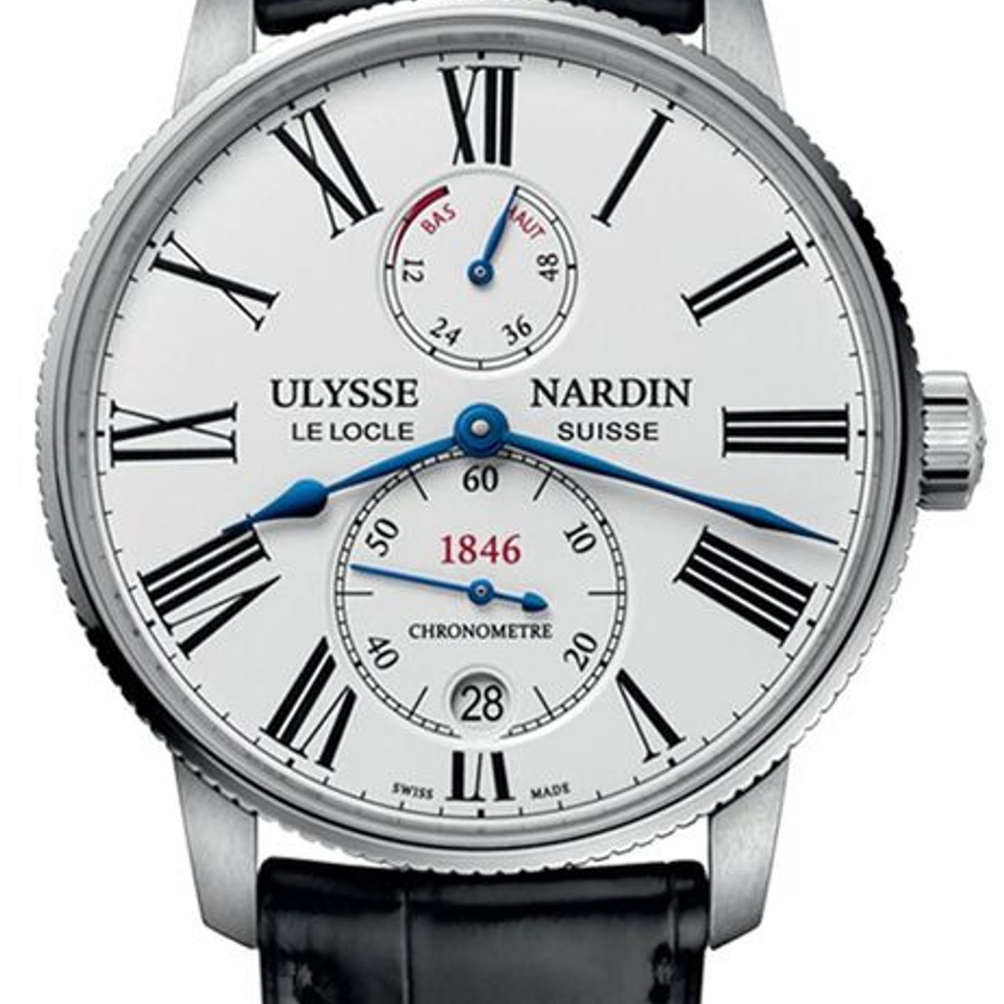 Ulysse Nardin Marine Torpilleur 1183-310/40 (2025) - Wit wijzerplaat 43mm Staal (1/1)