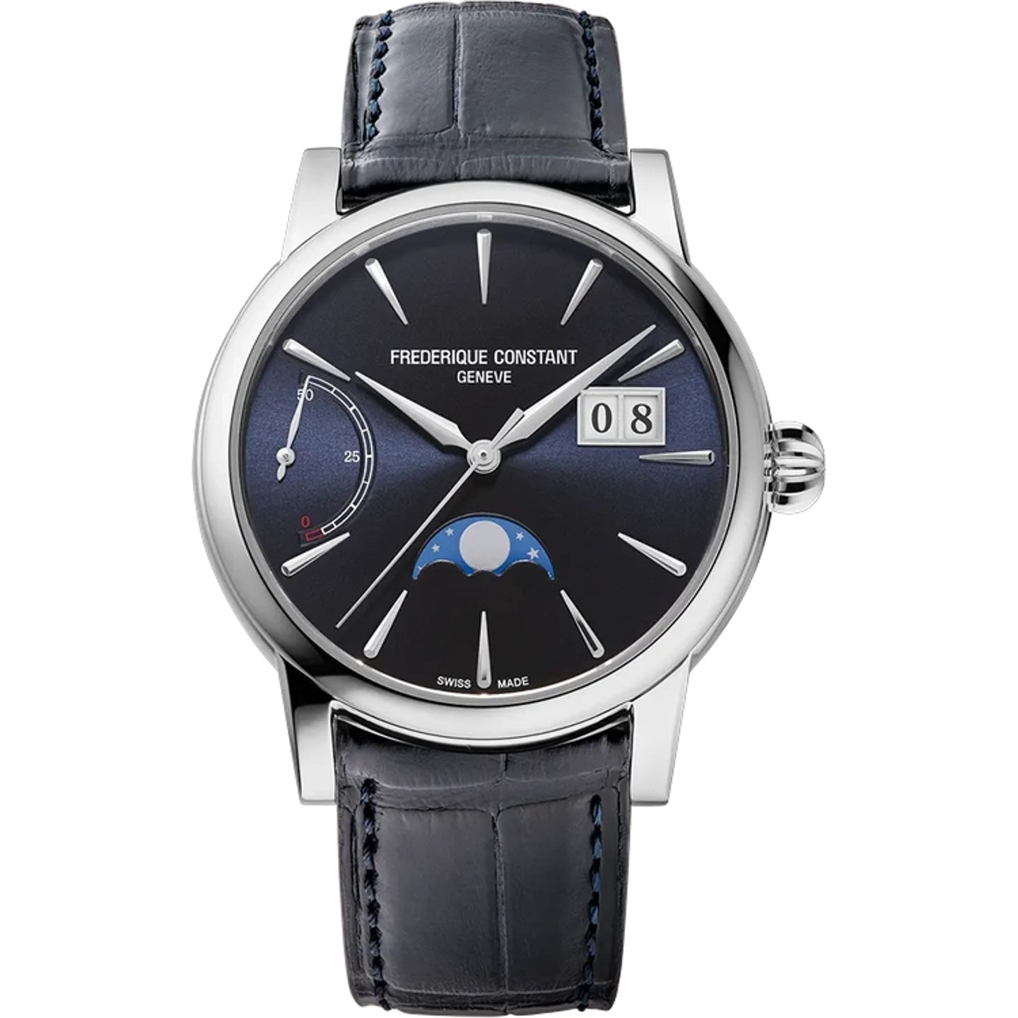 Frederique Constant Manufacture Classic FC-735N3H6 (2025) - Blauw wijzerplaat 40mm Staal (1/1)