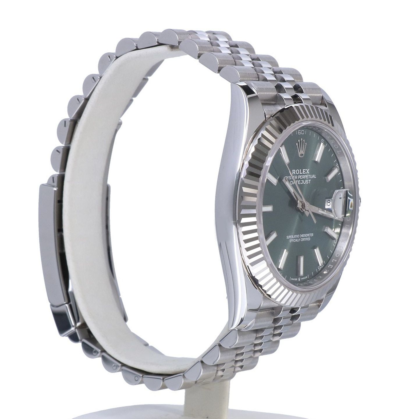 Rolex Datejust 41 126334 (2023) - Green dial 41 mm Steel case (7/8)