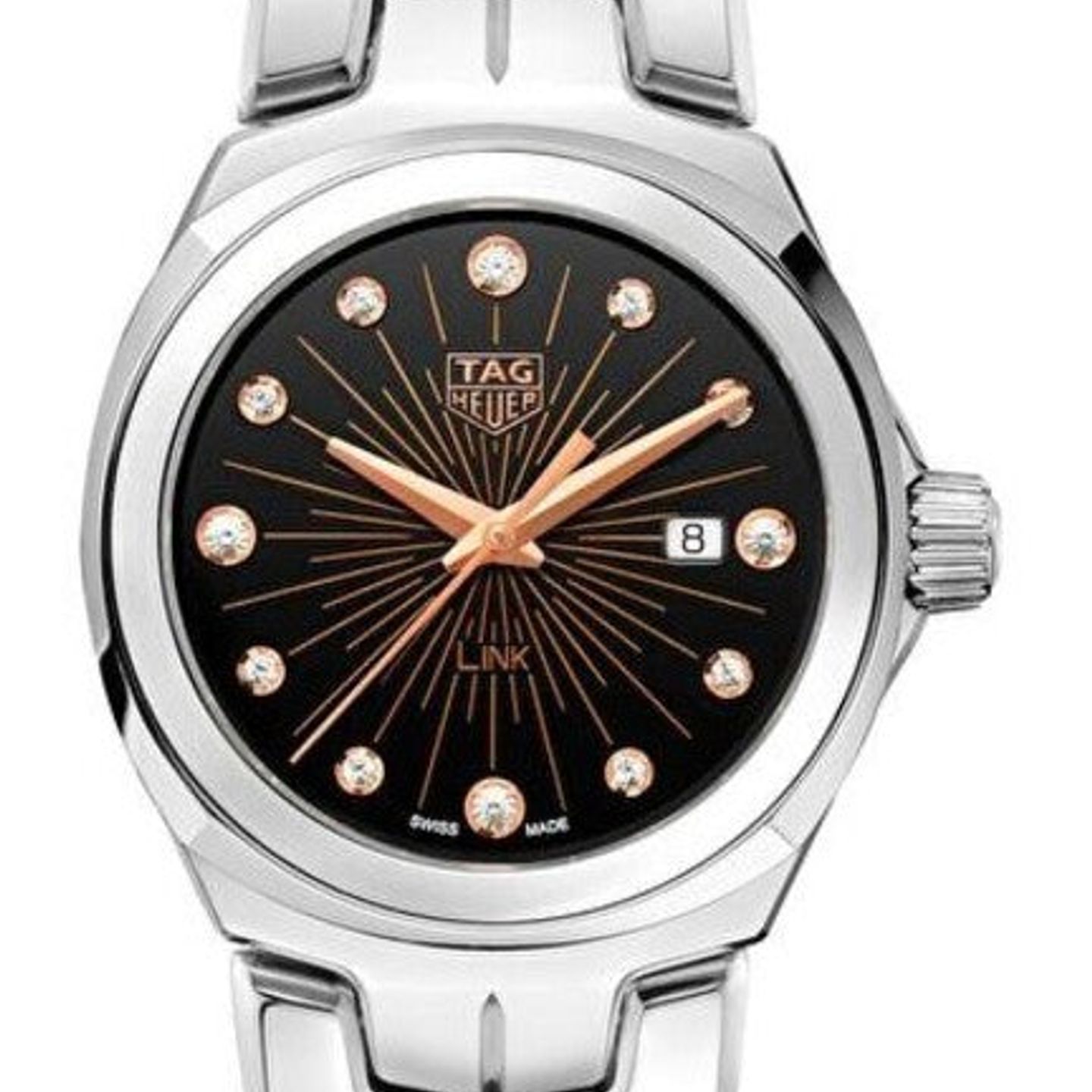 TAG Heuer Link Lady WBC131F.BA0649 (2026) - Zwart wijzerplaat 32mm Staal (1/1)