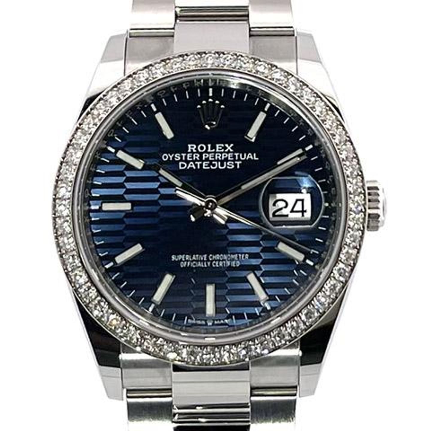 Rolex Datejust 36 126284RBR (2022) - Blue dial 36 mm Steel case (1/8)