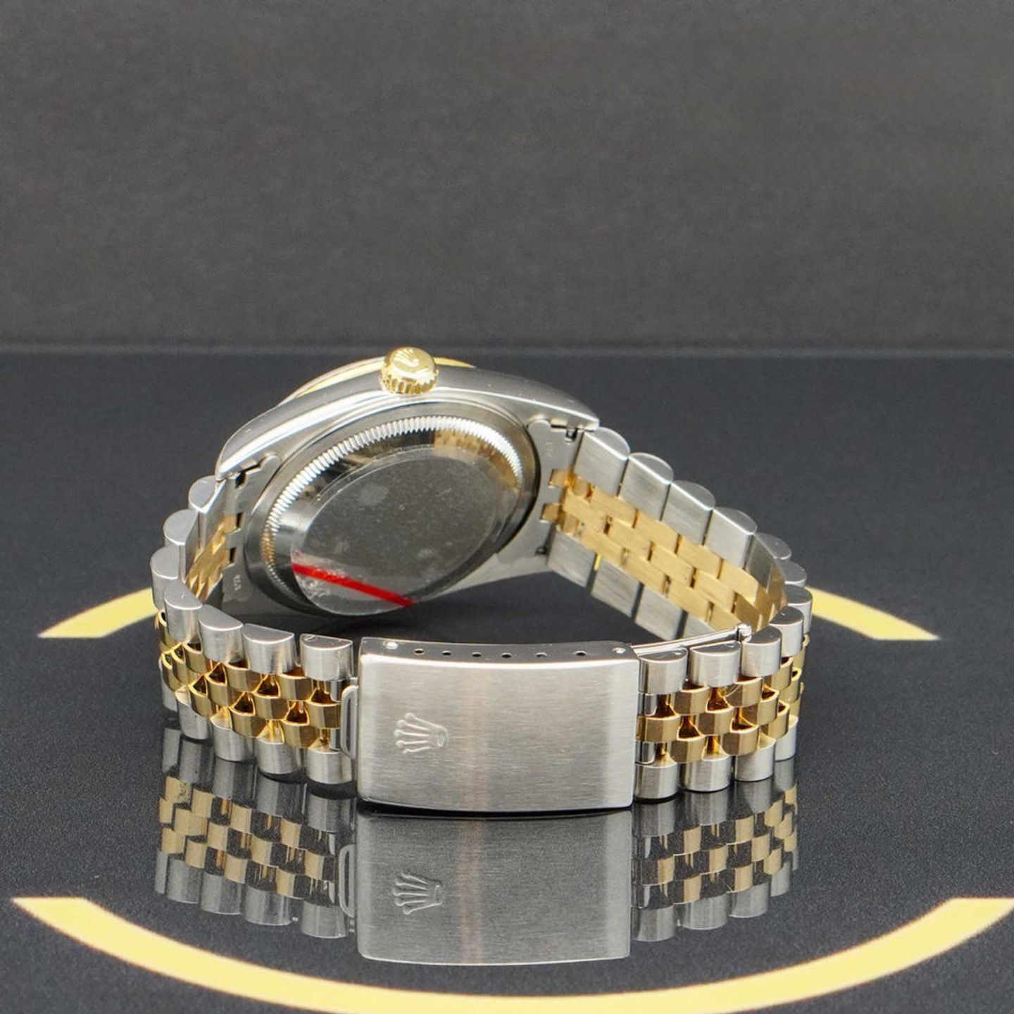 Rolex Datejust 36 16233 (1995) - Zwart wijzerplaat 36mm Goud/Staal (7/7)