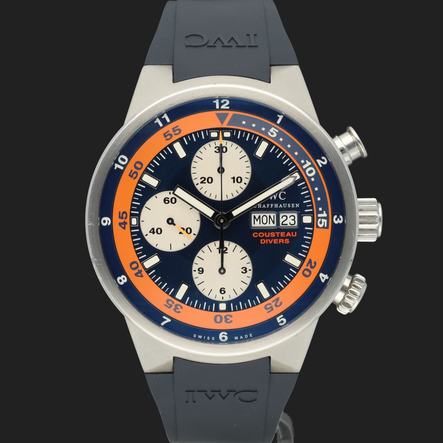 IWC Aquatimer Chronograph IW378101 (2007) - Blauw wijzerplaat 43mm Staal (3/8)