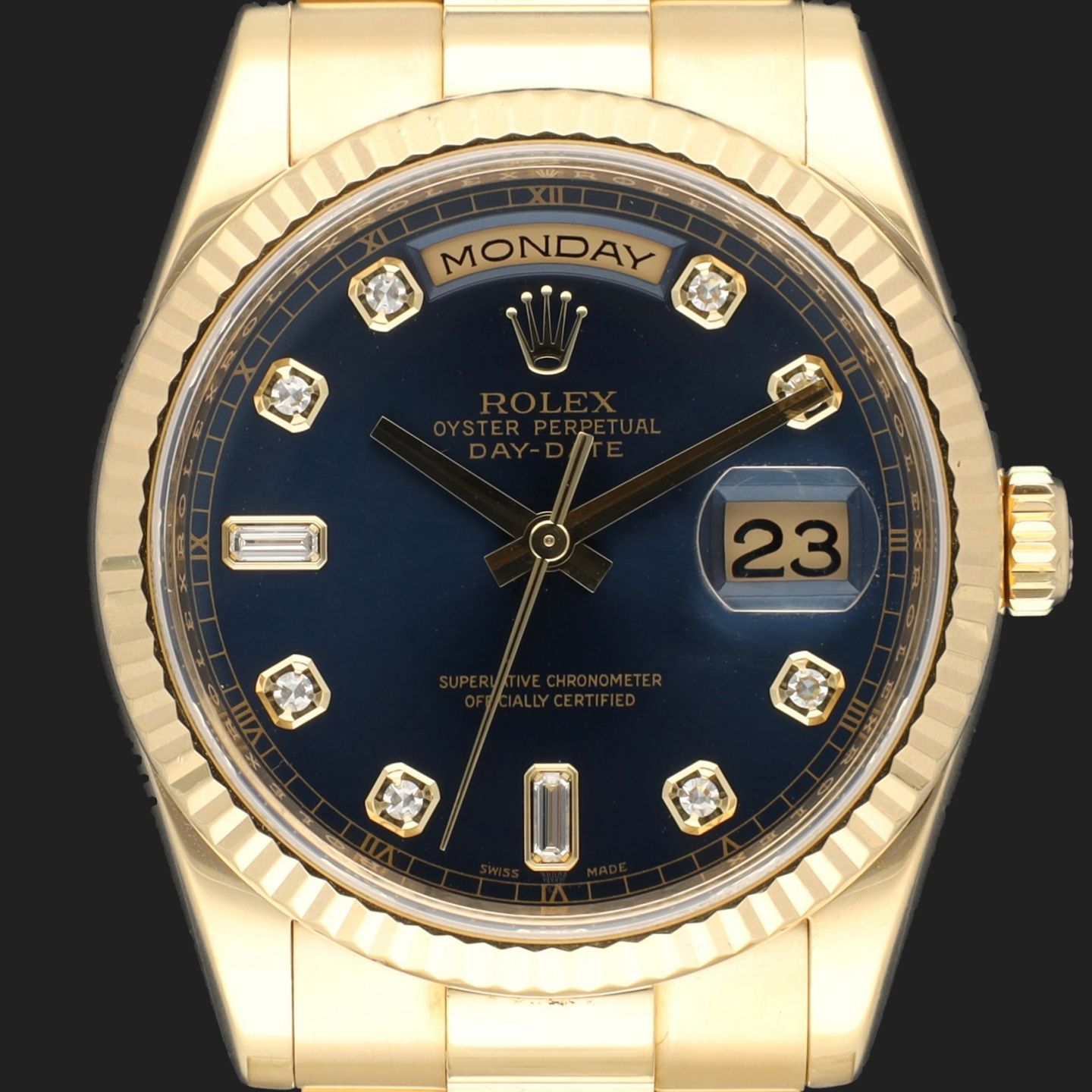 Rolex Day-Date 36 118238 (2008) - 36 mm Yellow Gold case (2/8)