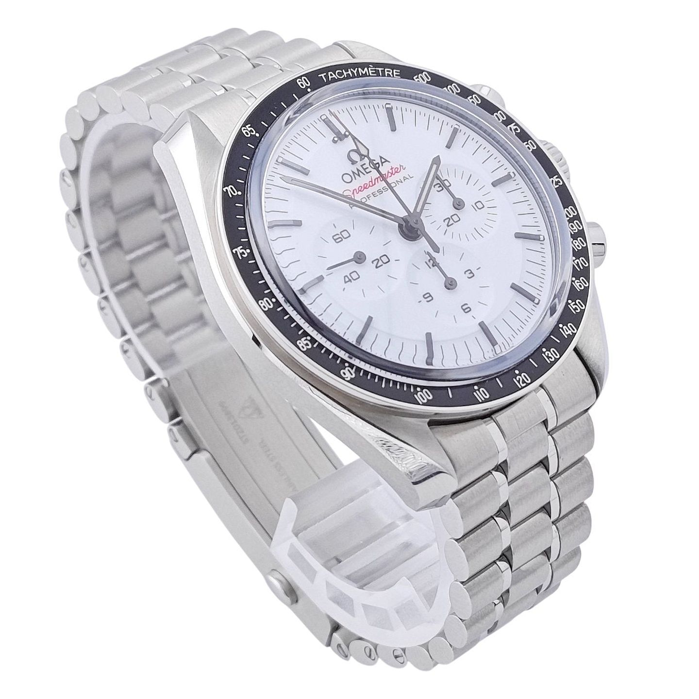 Omega Speedmaster Professional Moonwatch 310.30.42.50.04.001 (Onbekend (willekeurig serienummer)) - Wit wijzerplaat 42mm Staal (3/8)