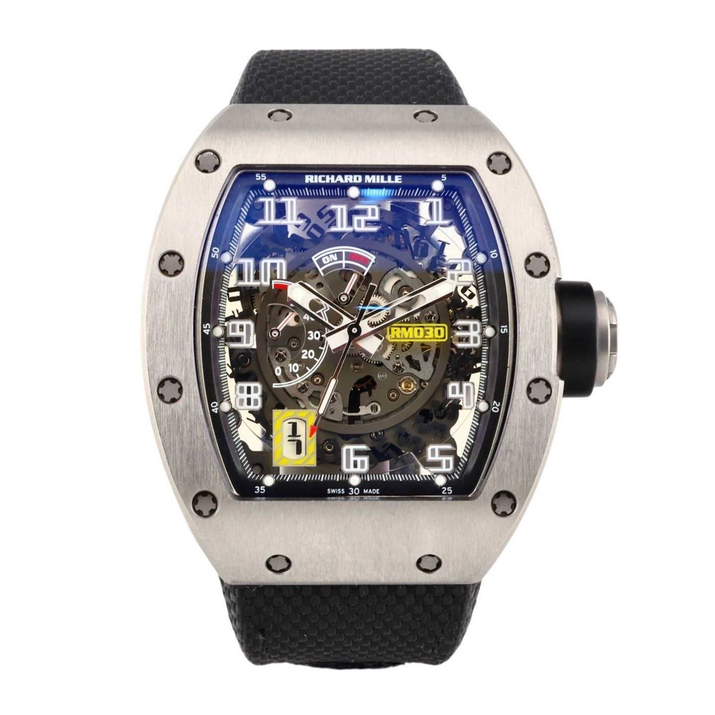 Richard Mille RM 030 RM030 AL TI (2012) - Transparant wijzerplaat 42mm Titanium (1/2)