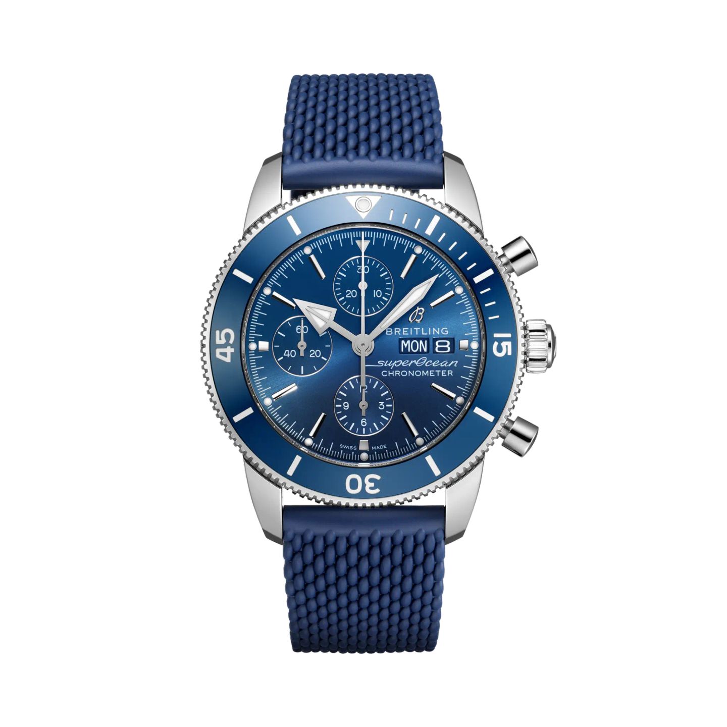Breitling Superocean Heritage II Chronograph A13313161C1S1 (2025) - Blue dial 44 mm Steel case (1/3)