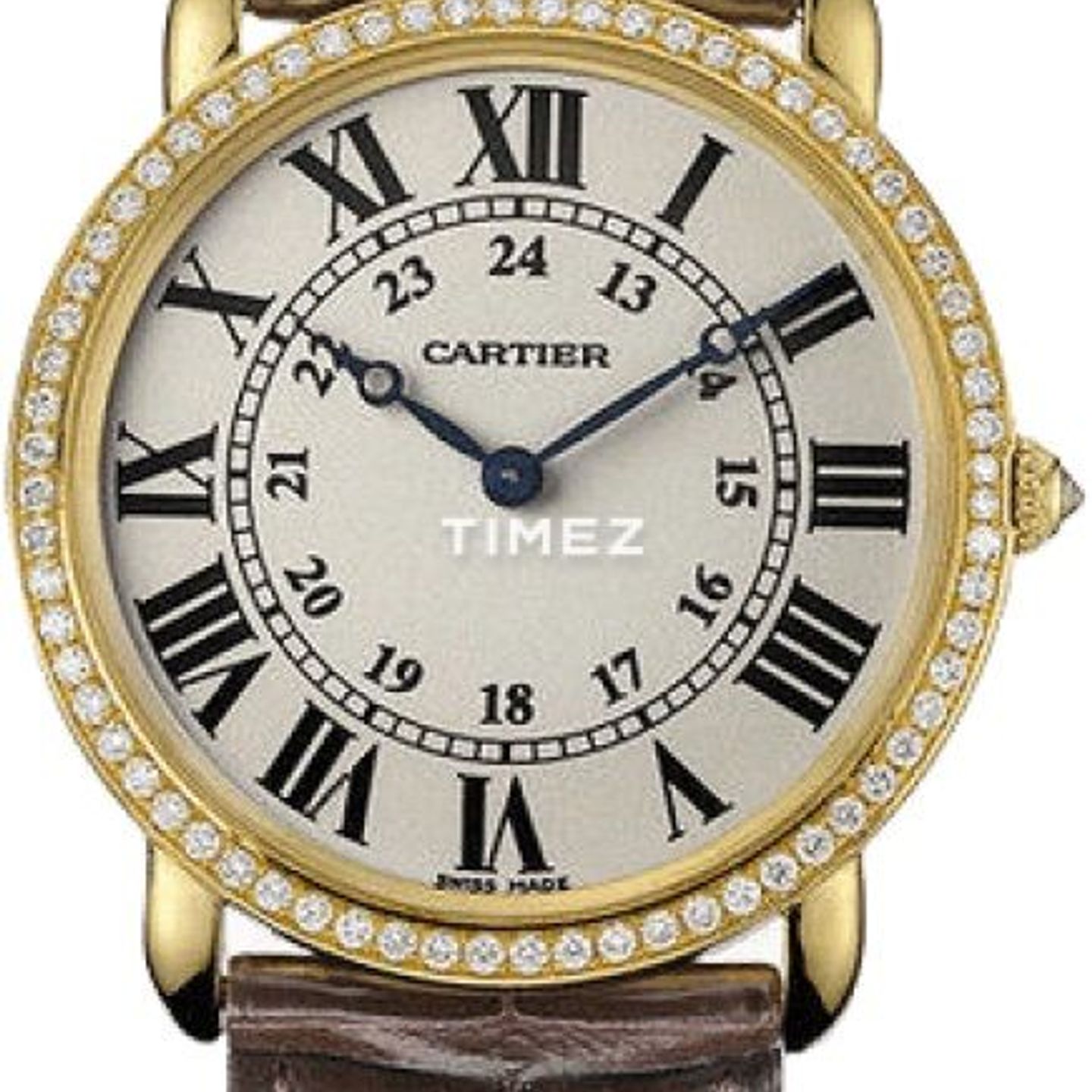 Cartier Ronde Louis Cartier WR000451 (2024) - White dial 36 mm Yellow Gold case (1/1)