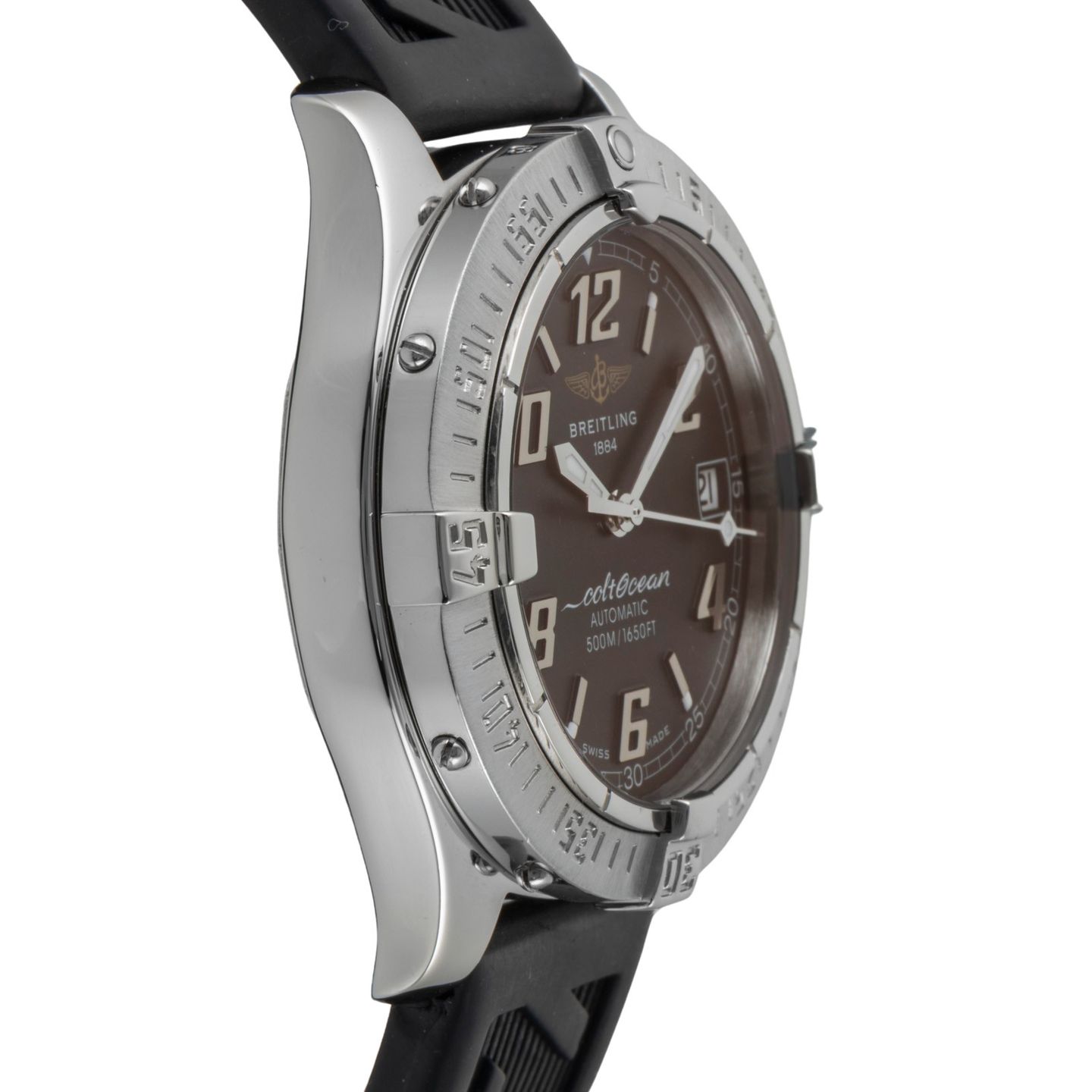 Breitling Colt Automatic A17350 (Unknown (random serial)) - 38 mm Steel case (7/8)