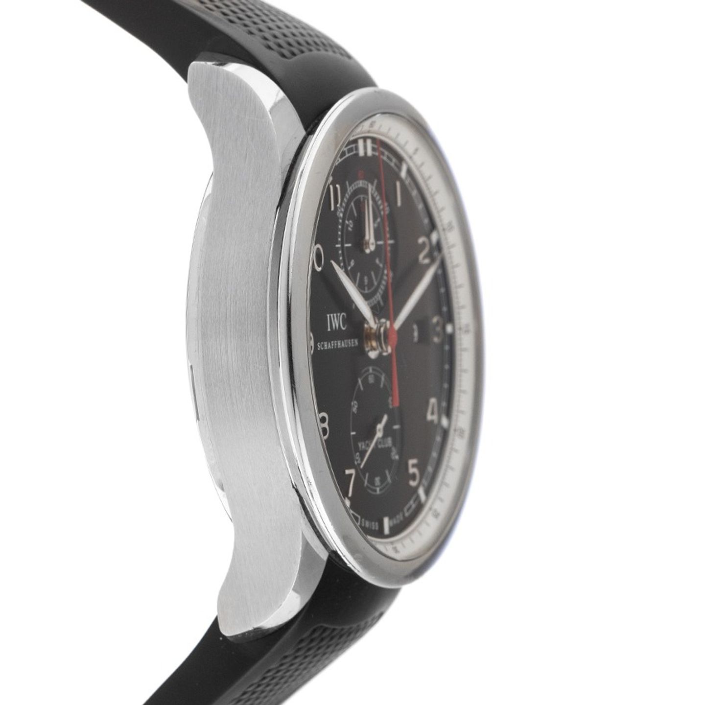 IWC Portuguese Yacht Club Chronograph IW390204 (2011) - Zwart wijzerplaat 45mm Staal (5/7)