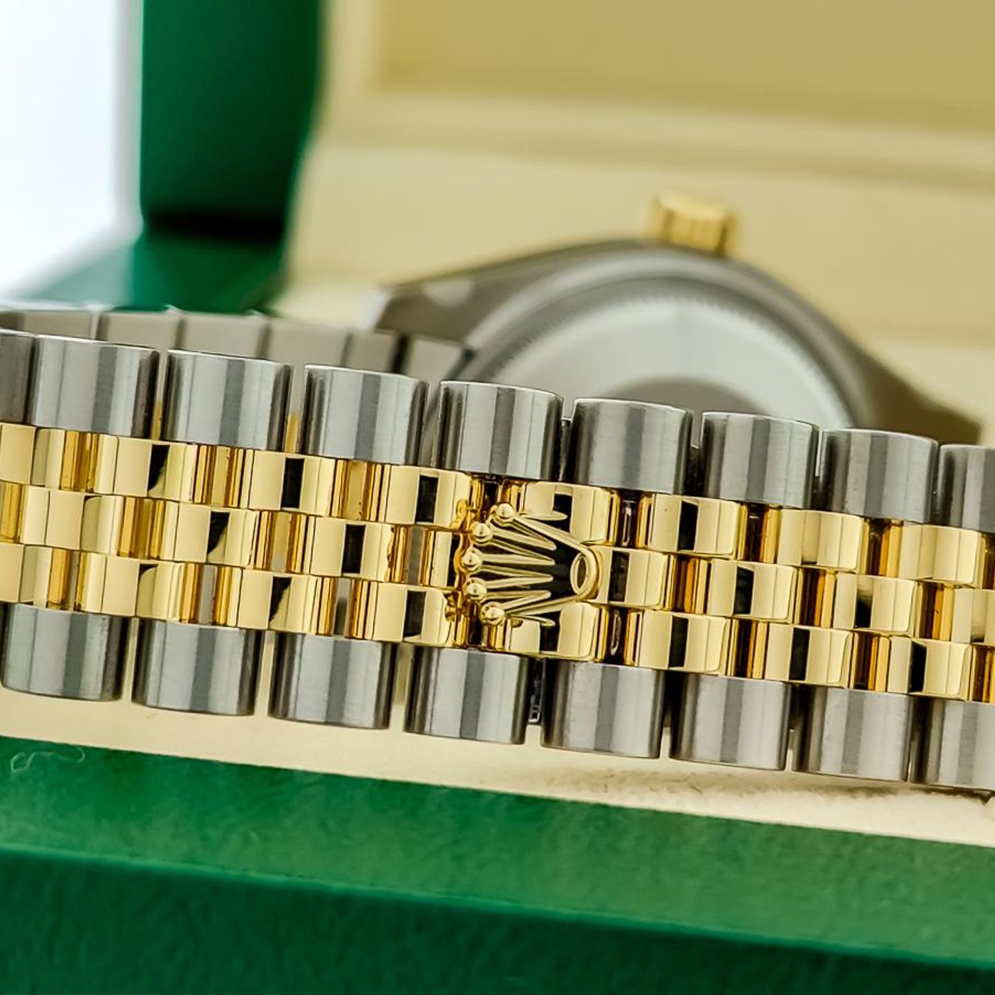 Rolex Datejust 31 278273 (2023) - Green dial 31 mm Steel case (2/8)