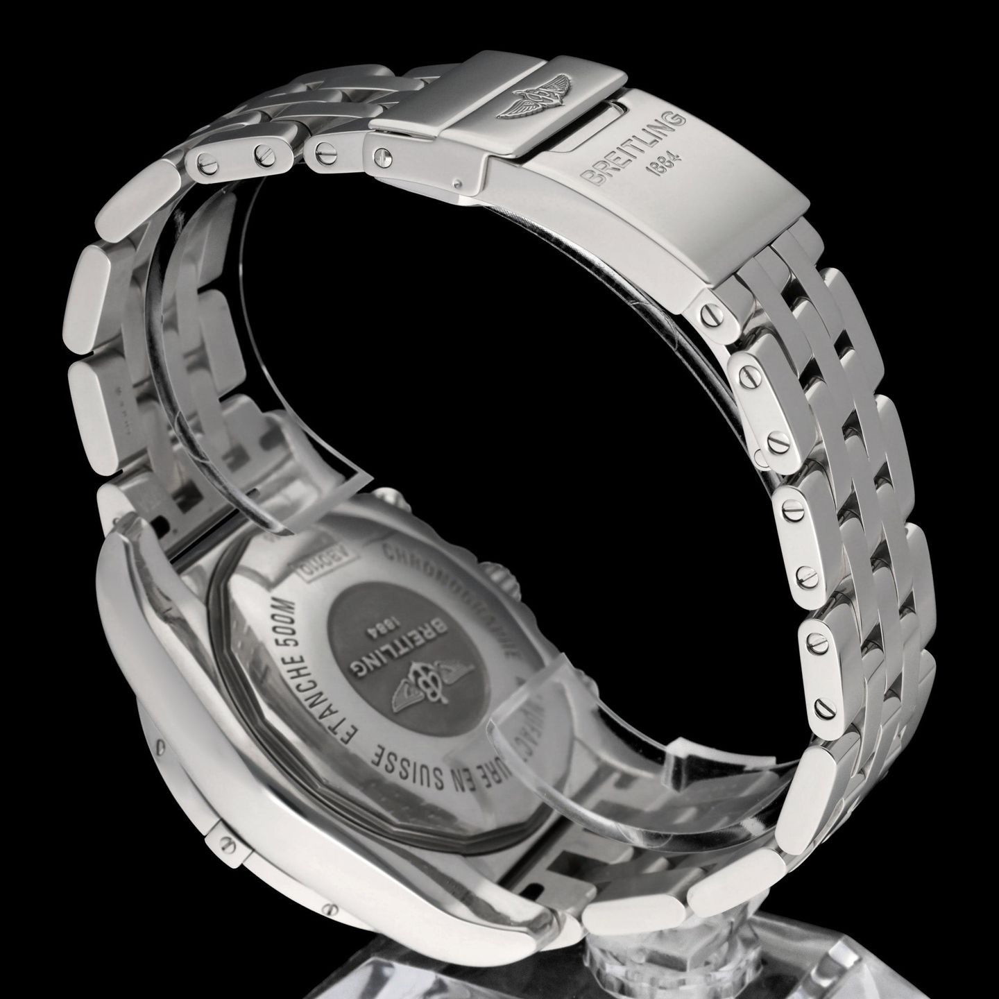 Breitling Chronomat 44 AB0110 (2009) - Black dial 44 mm Steel case (8/8)