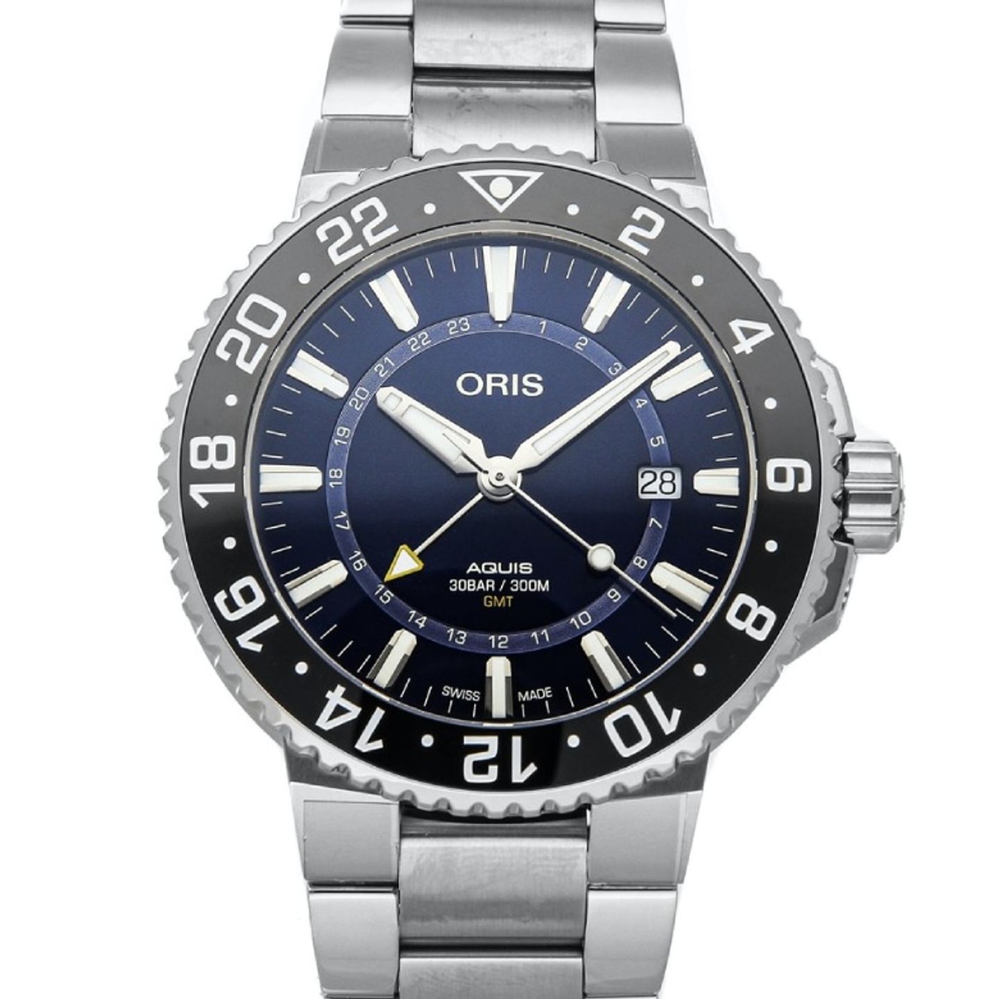 Oris Aquis GMT Date 01 798 7754 4135-07 8 24 05PEB (2023) - Blue dial 44 mm Steel case (1/3)