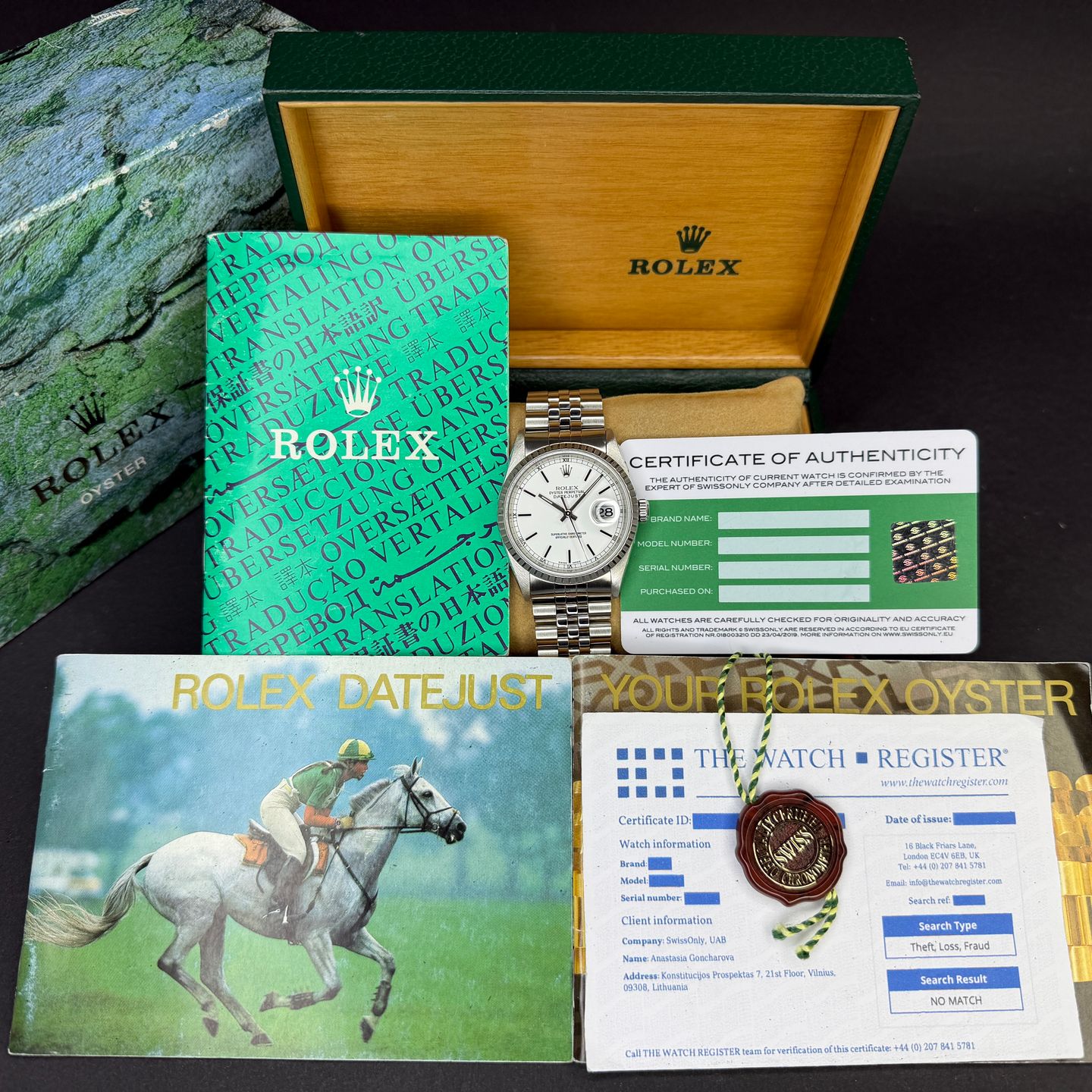 Rolex Datejust 36 16220 (1999) - Zilver wijzerplaat 36mm Staal (3/8)