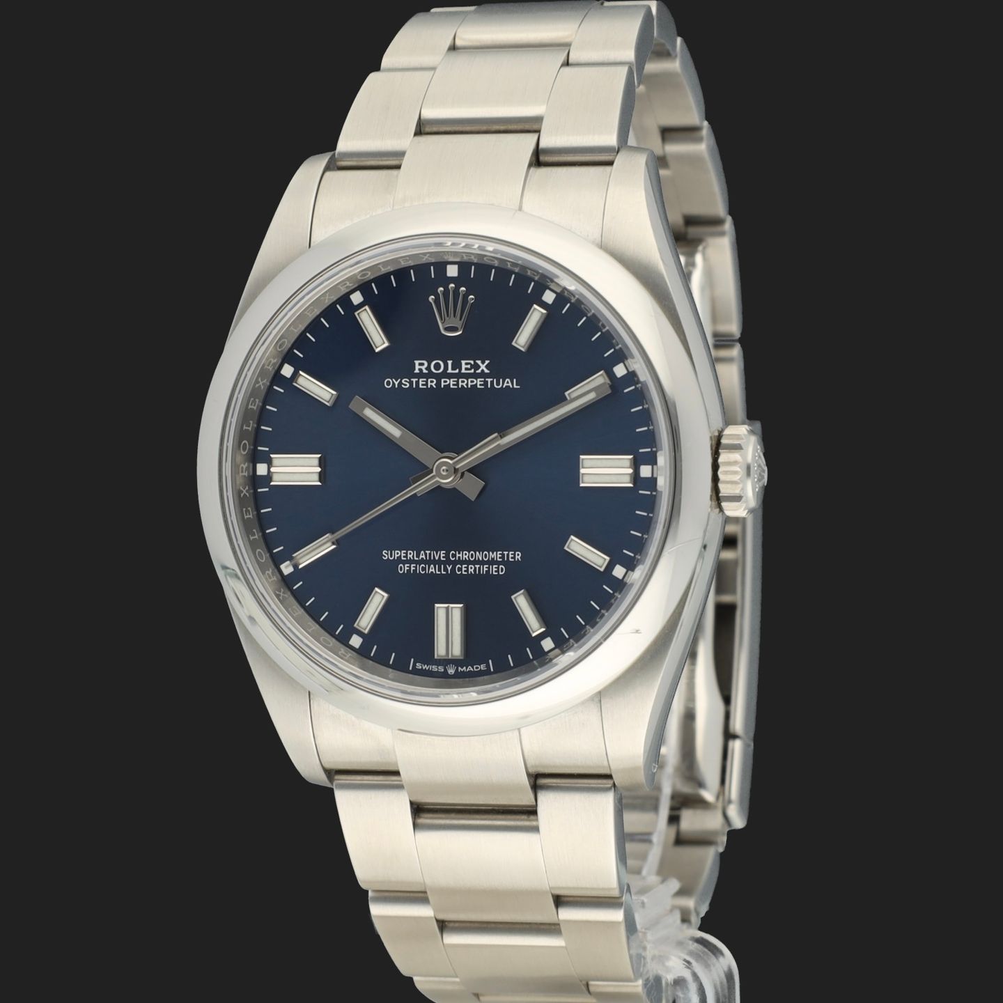 Rolex Oyster Perpetual 126000 (2021) - Turquoise wijzerplaat 36mm Staal (1/8)