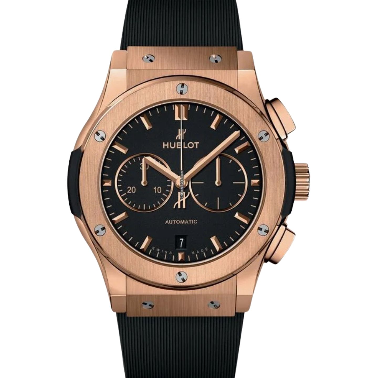 Hublot Classic Fusion Chronograph 541.OX.1181.RX (2024) - Black dial 42 mm Rose Gold case (1/1)