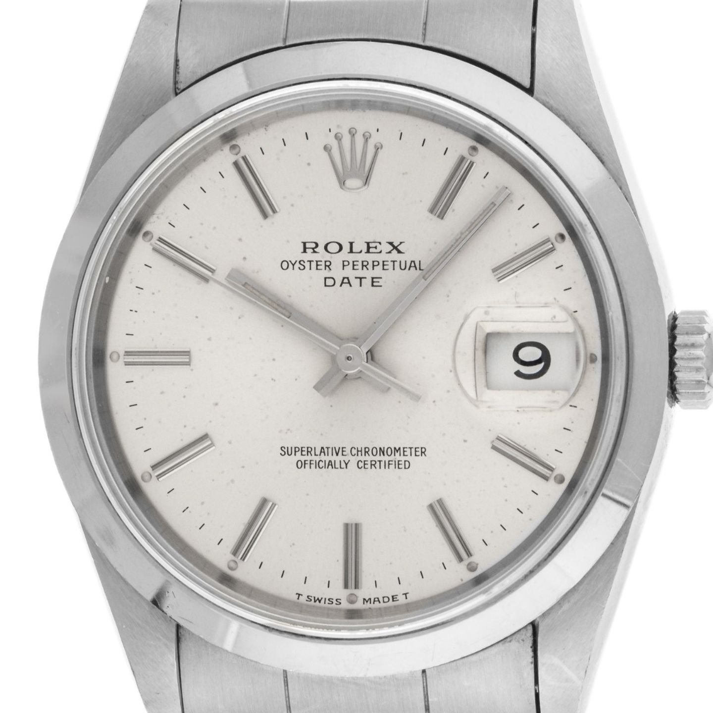 Rolex Oyster Perpetual Date 15200 (1993) - 34mm Staal (1/7)
