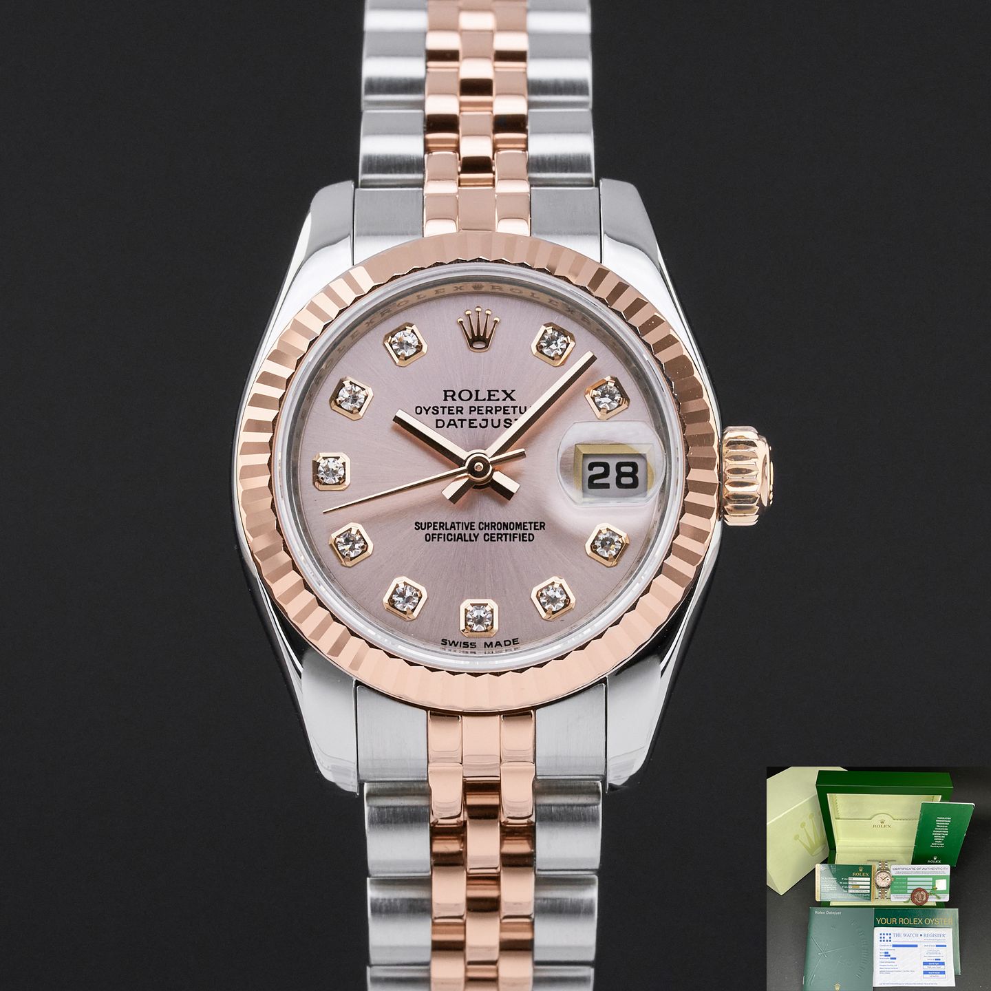 Rolex Lady-Datejust 179171 (2008) - 26 mm Gold/Steel case (1/8)