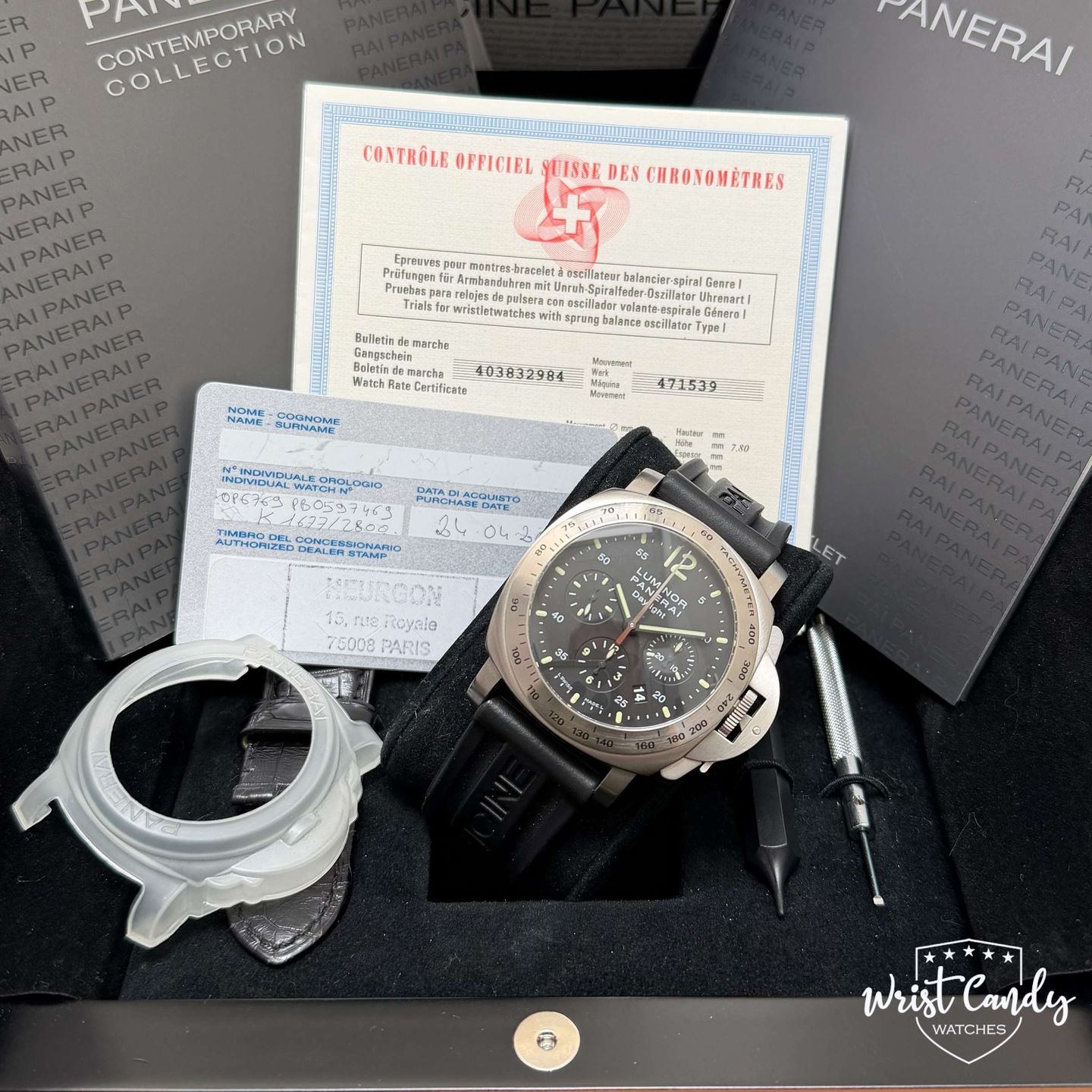 Panerai Luminor Chrono PAM00250 - (8/8)