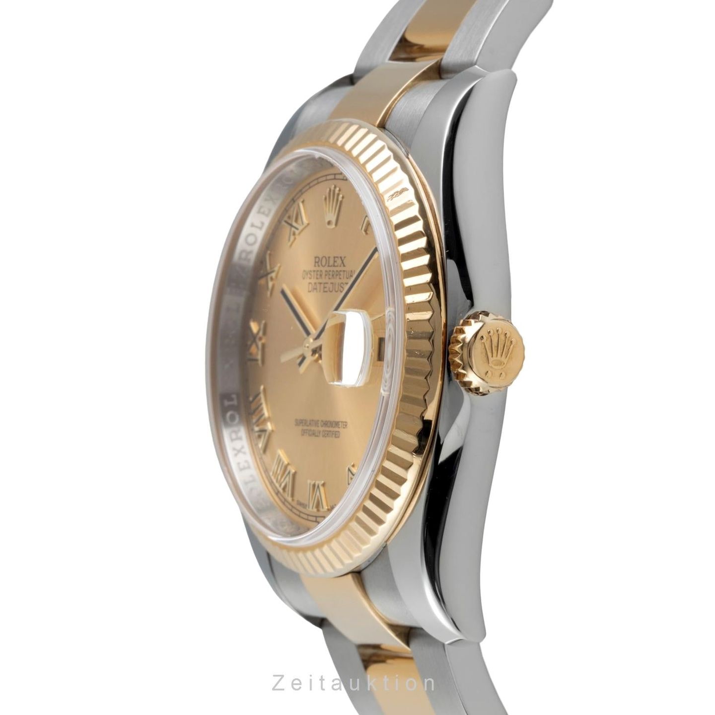 Rolex Datejust 36 116233 (Unknown (random serial)) - Gold dial 36 mm Gold/Steel case (5/8)