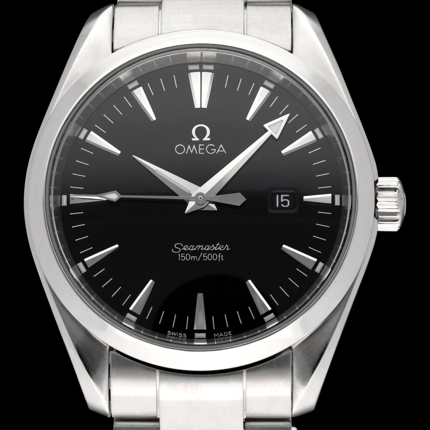 Omega Seamaster Aqua Terra 2517.50.00 (2008) - Zwart wijzerplaat 39mm Staal (1/8)