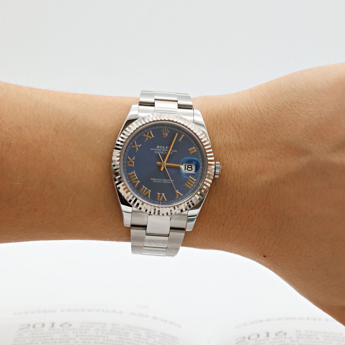 Rolex Datejust 41 126334 (Unknown (random serial)) - Blue dial 41 mm Steel case (5/8)