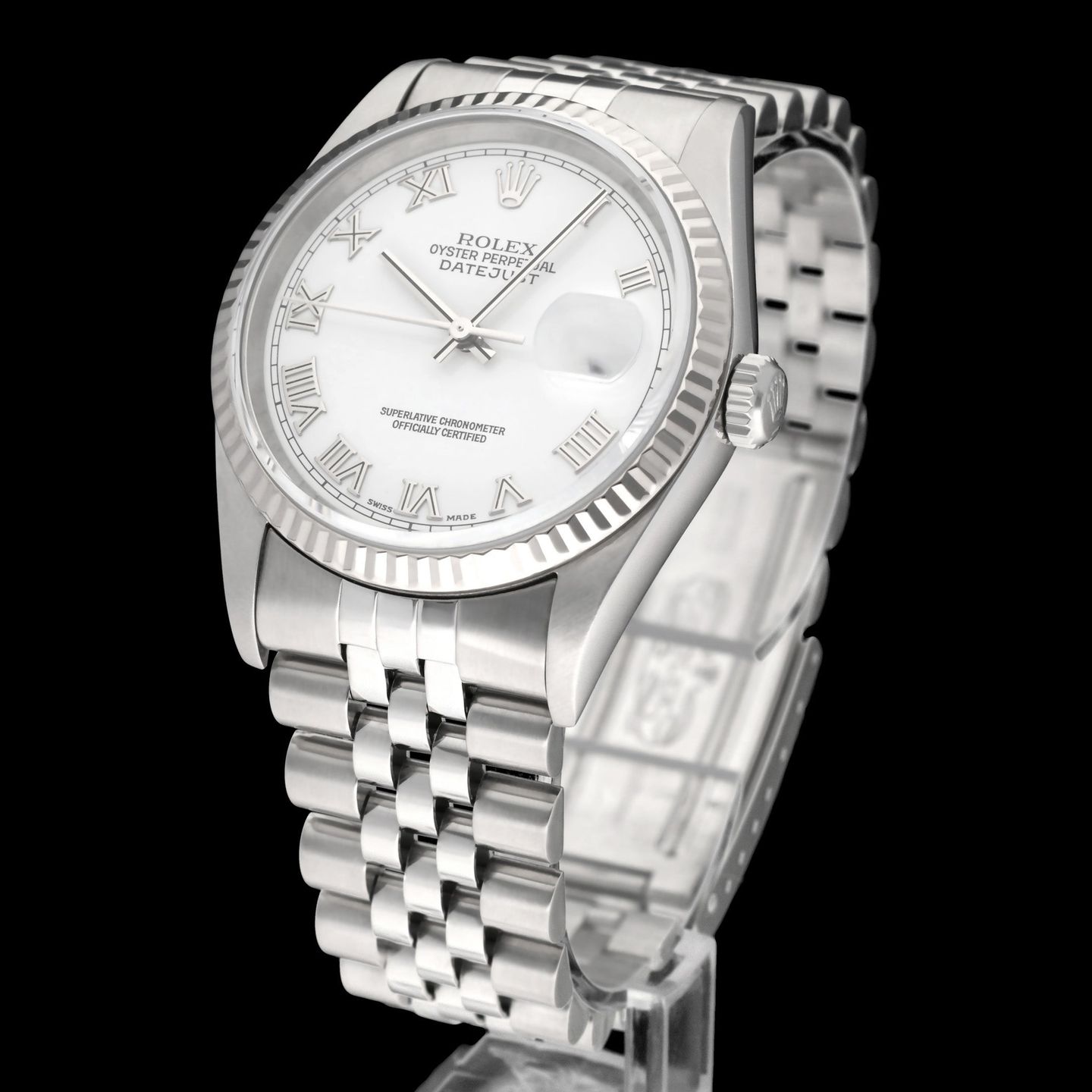 Rolex Datejust 36 16234 (2002) - Silver dial 36 mm Steel case (2/8)