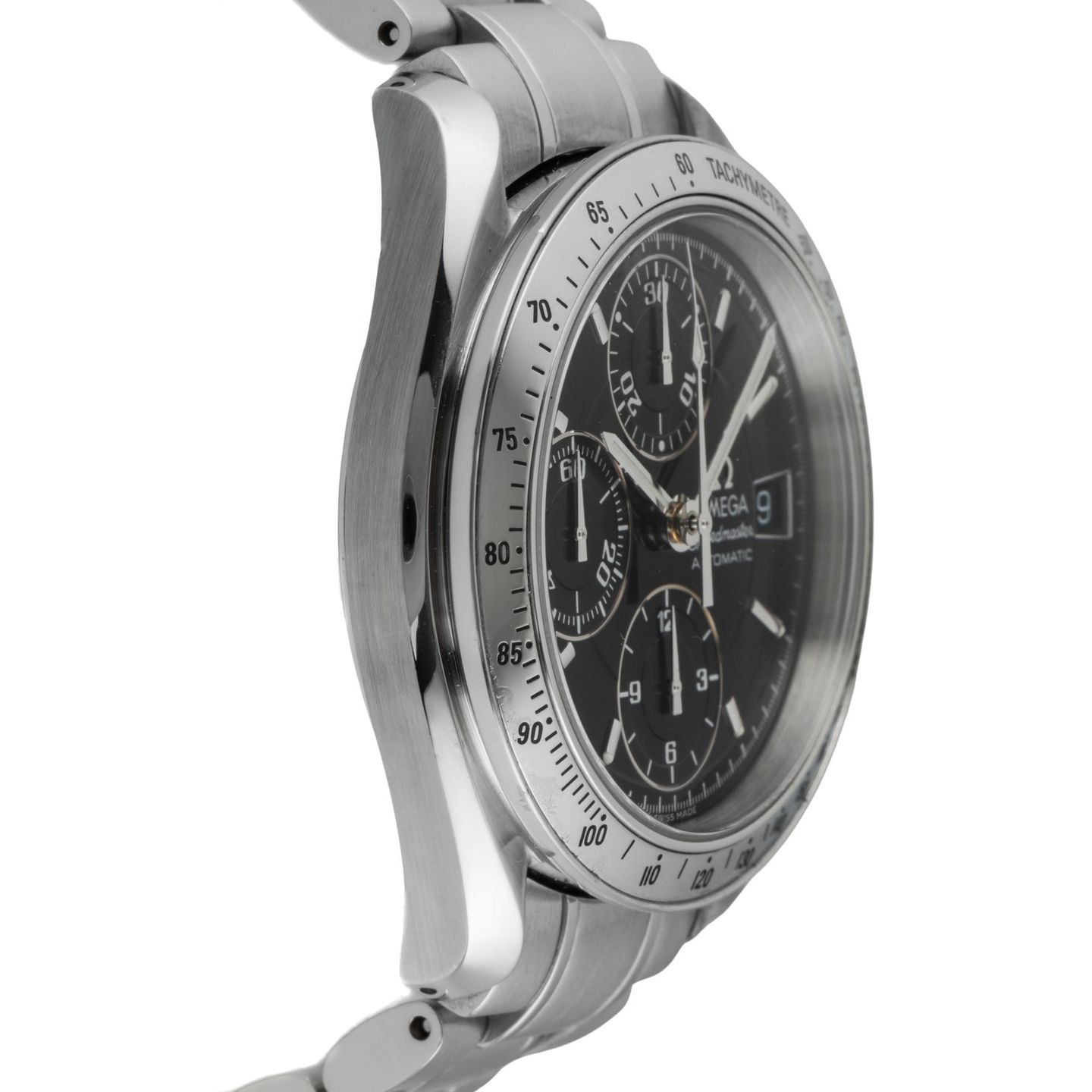 Omega Speedmaster Date 3513.50.00 (1999) - Zwart wijzerplaat 39mm Staal (7/8)