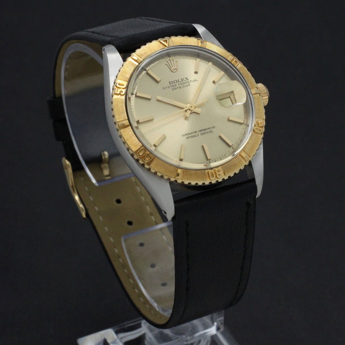 Rolex Datejust Turn-O-Graph 1625 (1966) - Goud wijzerplaat 36mm Goud/Staal (3/7)