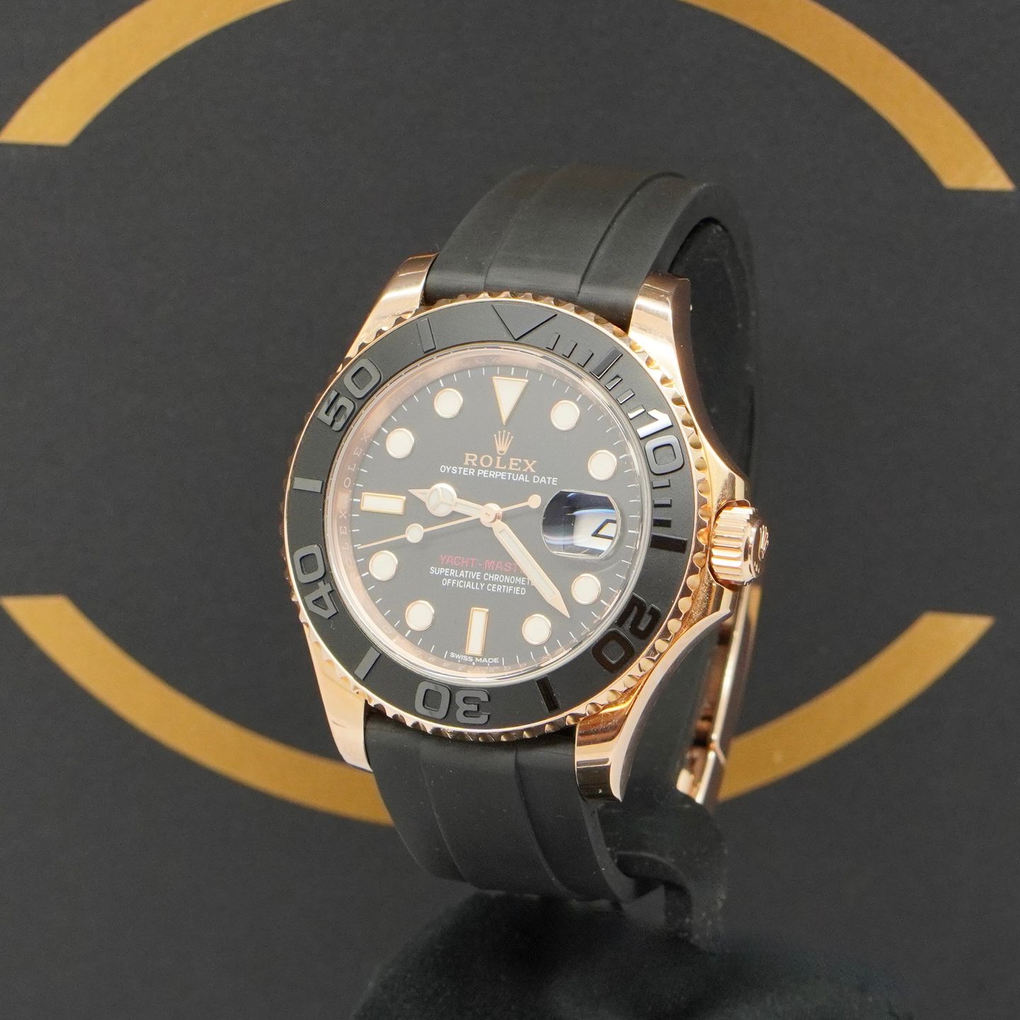 Rolex Yacht-Master 40 116655 (2015) - Zwart wijzerplaat 40mm Roségoud (2/7)