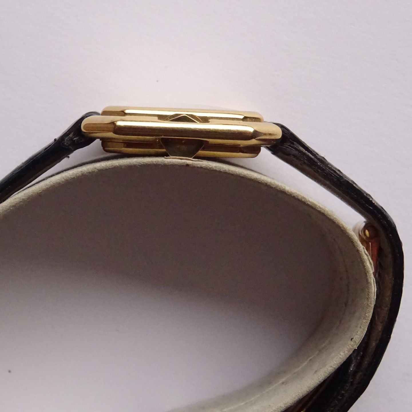 Cartier Vintage 78100 (1981) - Wit wijzerplaat 25mm Geelgoud (5/8)