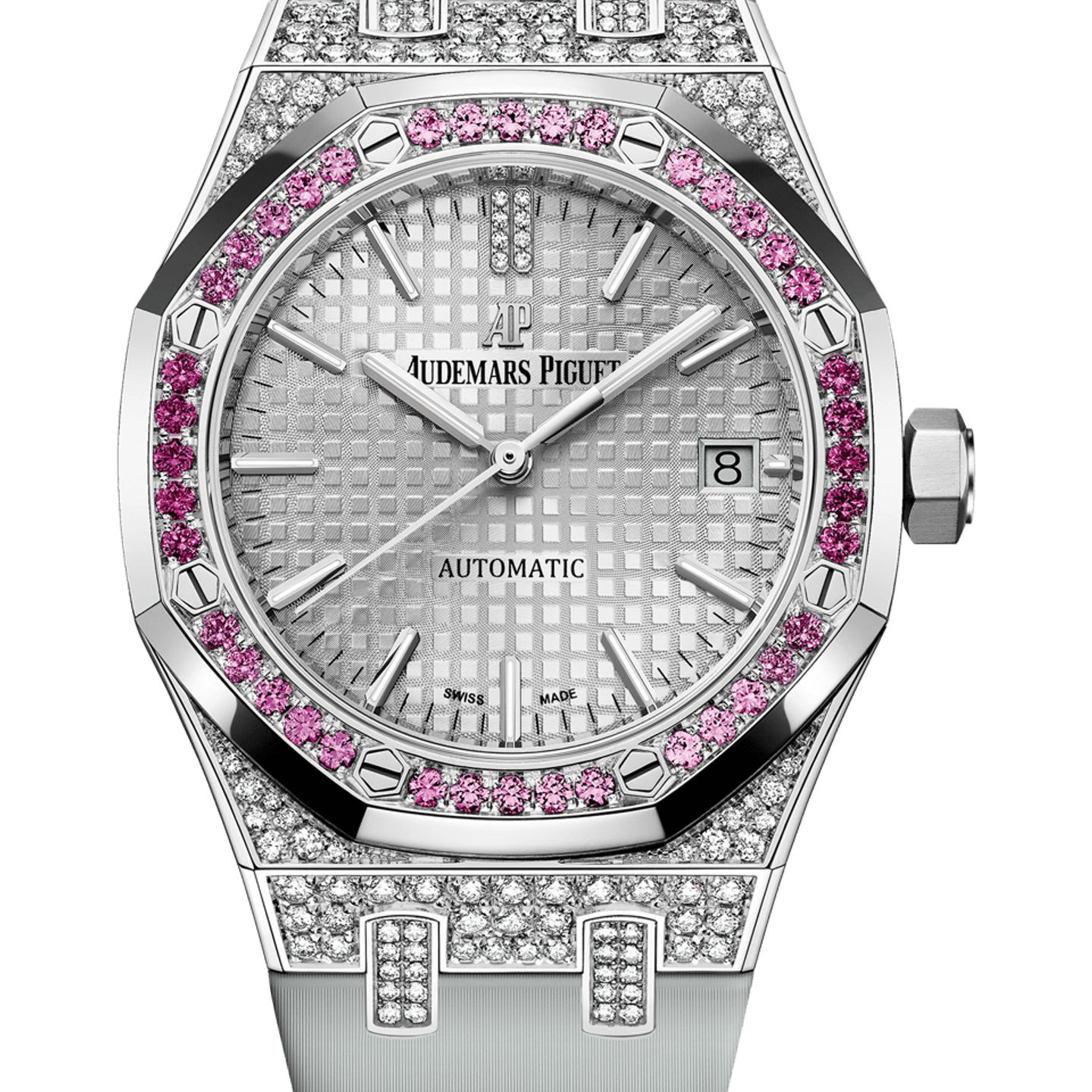 Audemars Piguet Royal Oak Lady 15452BC.ZY.D007VE.01 (2025) - Silver dial 37 mm White Gold case (1/1)