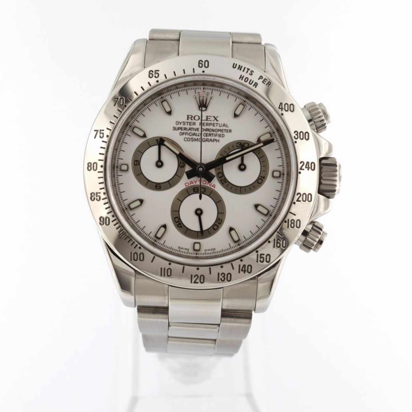 Rolex Daytona 116520 (2006) - White dial 40 mm Steel case (1/6)