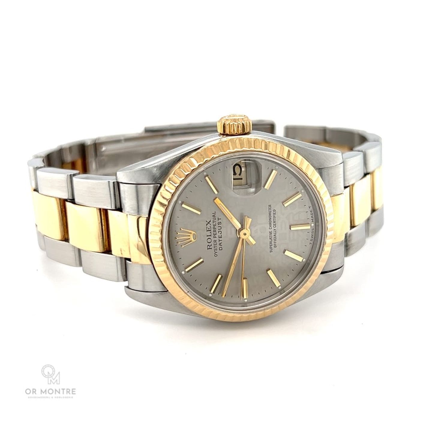 Rolex Datejust 31 68273 (1996) - Grey dial 31 mm Gold/Steel case (2/8)