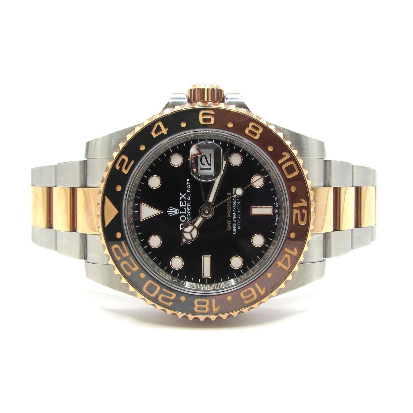 Rolex GMT-Master II 126711CHNR (Onbekend (willekeurig serienummer)) - Zwart wijzerplaat 40mm Goud/Staal (2/6)