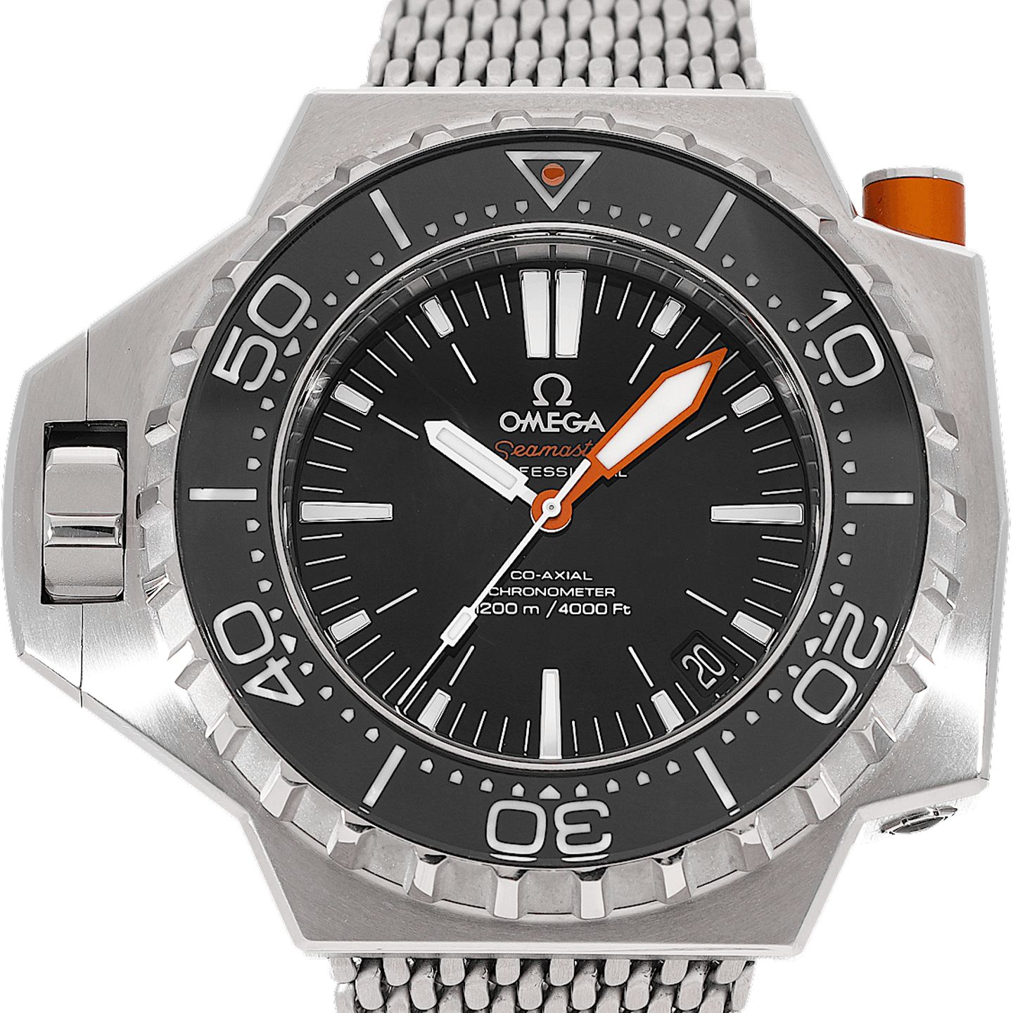 Omega Seamaster PloProf 224.30.55.21.01.001 (2014) - Black dial 55 mm Steel case (1/5)