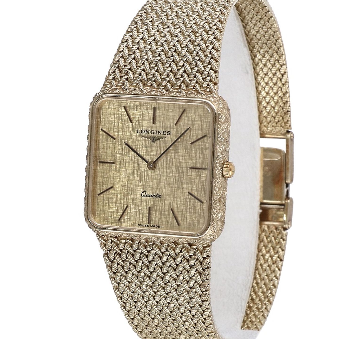 Longines Vintage vintage (1975) - Gold dial 22 mm Yellow Gold case (1/7)