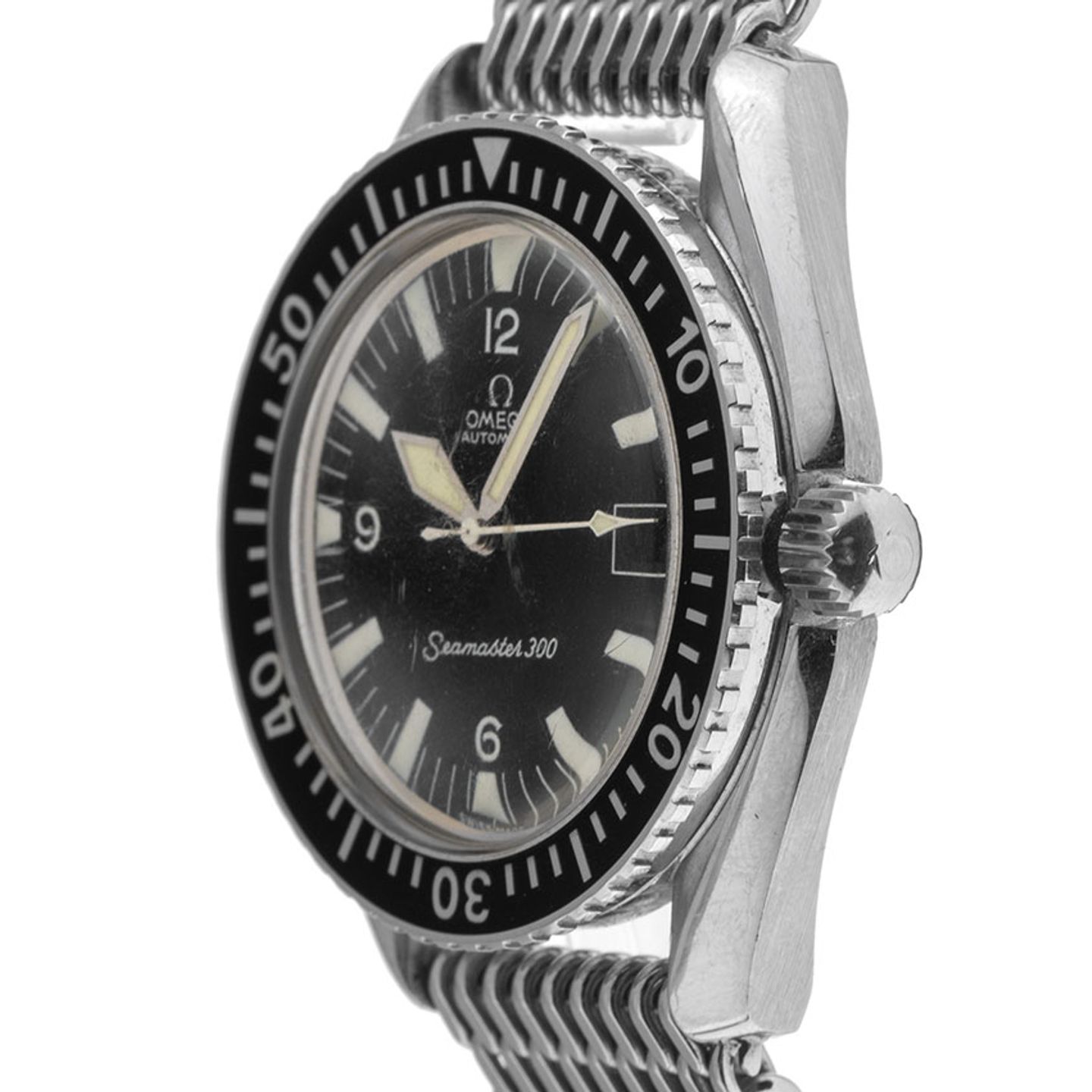 Omega Seamaster 300 166.0324 (1972) - Zwart wijzerplaat 42mm Staal (4/8)