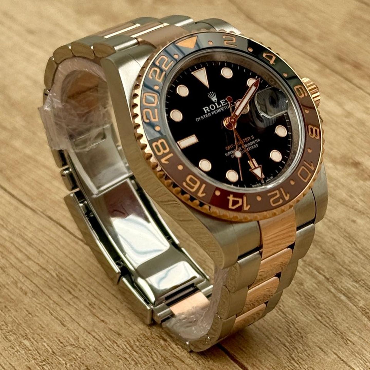 Rolex GMT-Master II 126711CHNR (2020) - 40mm Goud/Staal (3/10)
