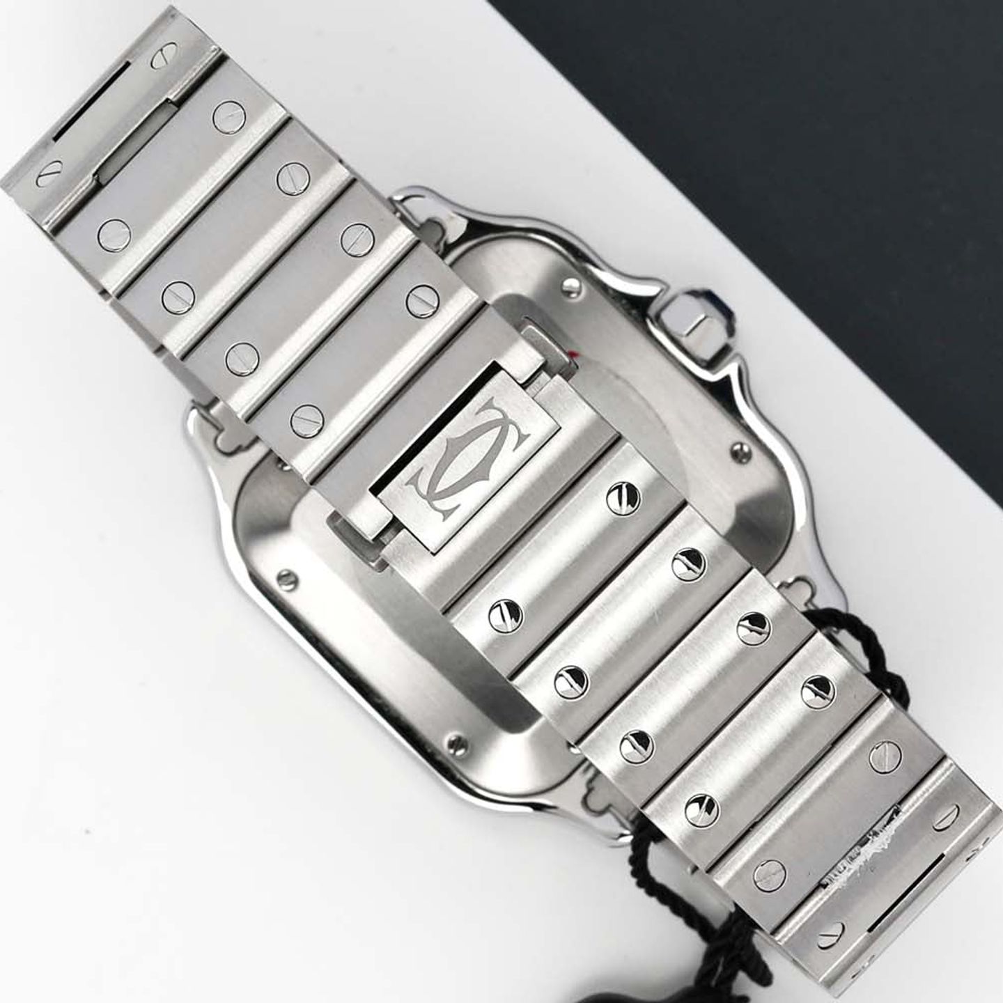 Cartier Santos WSSA0047 (2022) - Silver dial 40 mm Steel case (6/7)