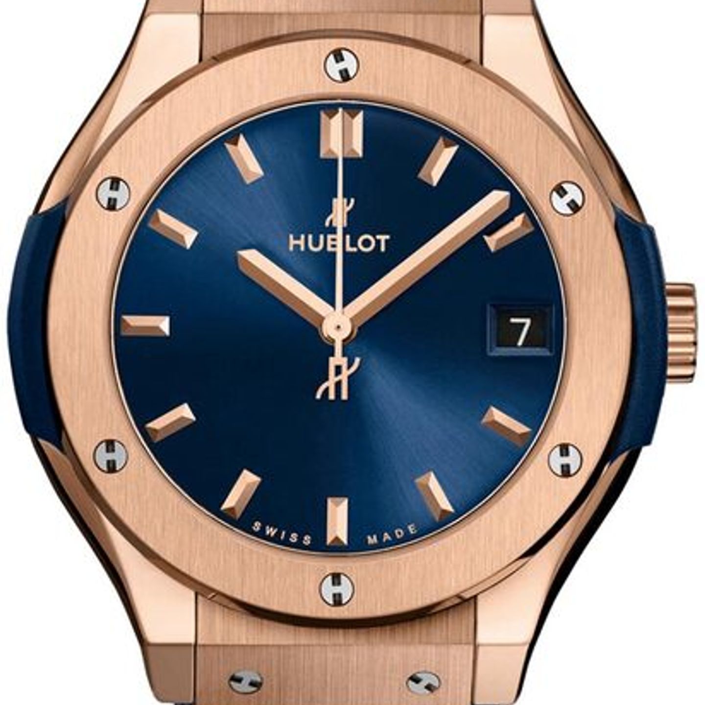 Hublot Classic Fusion Blue 542.OX.7180.RX (2026) - Blue dial 42 mm Rose Gold case (1/1)