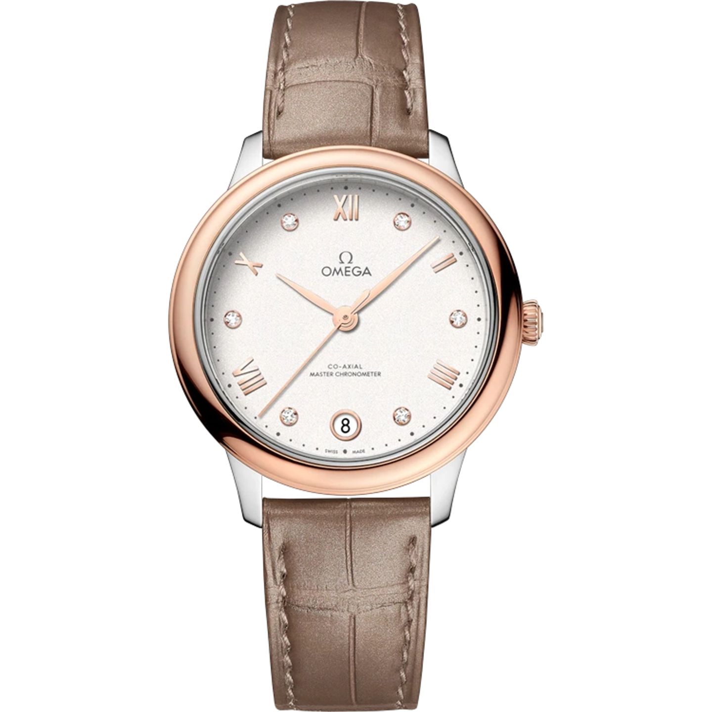 Omega De Ville 434.23.34.20.52.001 (2025) - White dial 34 mm Gold/Steel case (1/1)