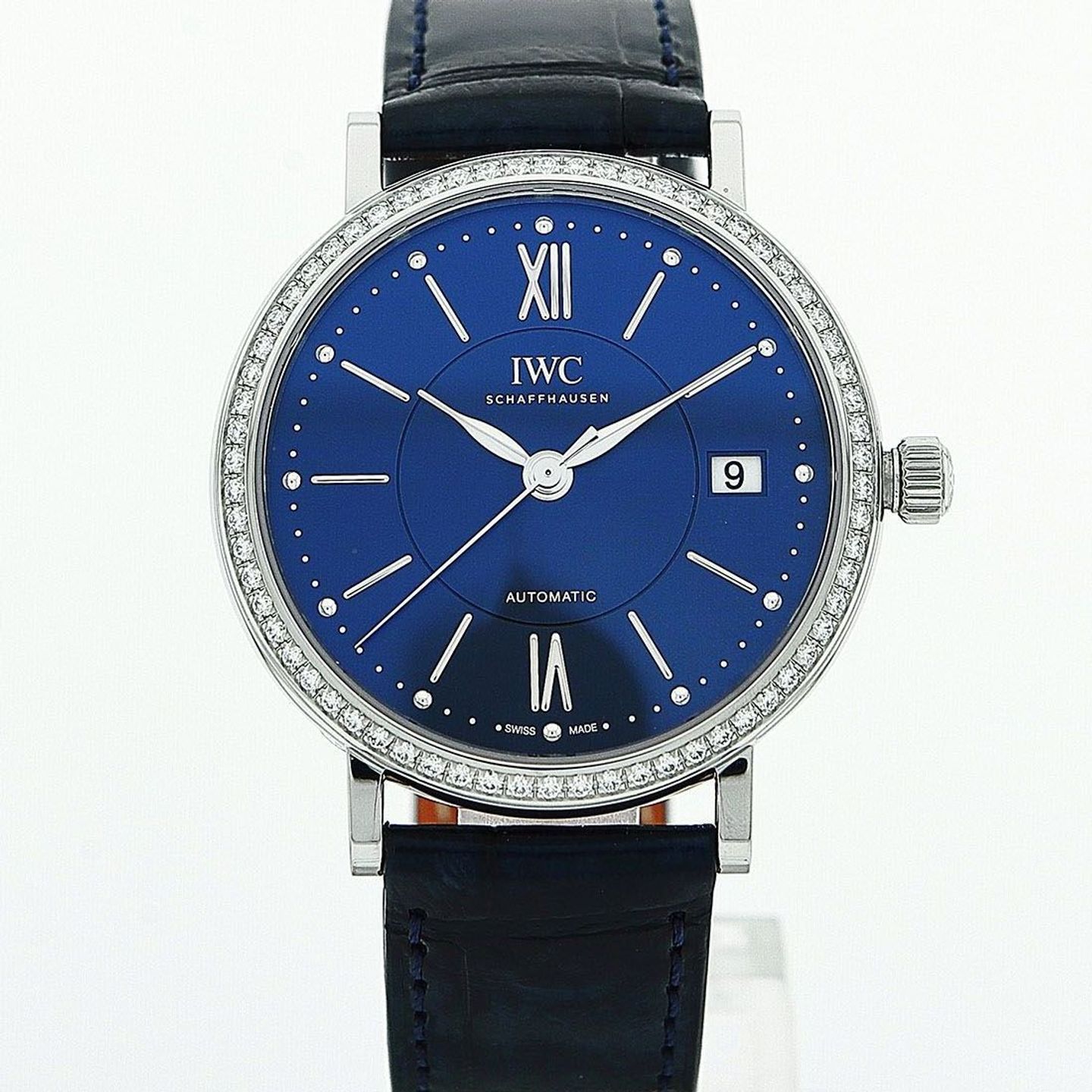 IWC Portofino Automatic IW458111 (2024) - Blauw wijzerplaat 37mm Staal (2/4)