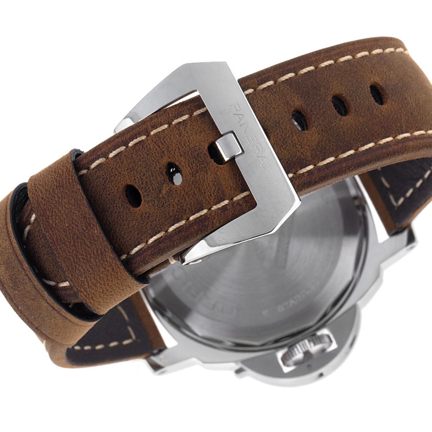Panerai Luminor Base 8 Days PAM00914 (2026) - Zwart wijzerplaat 44mm Staal (7/8)