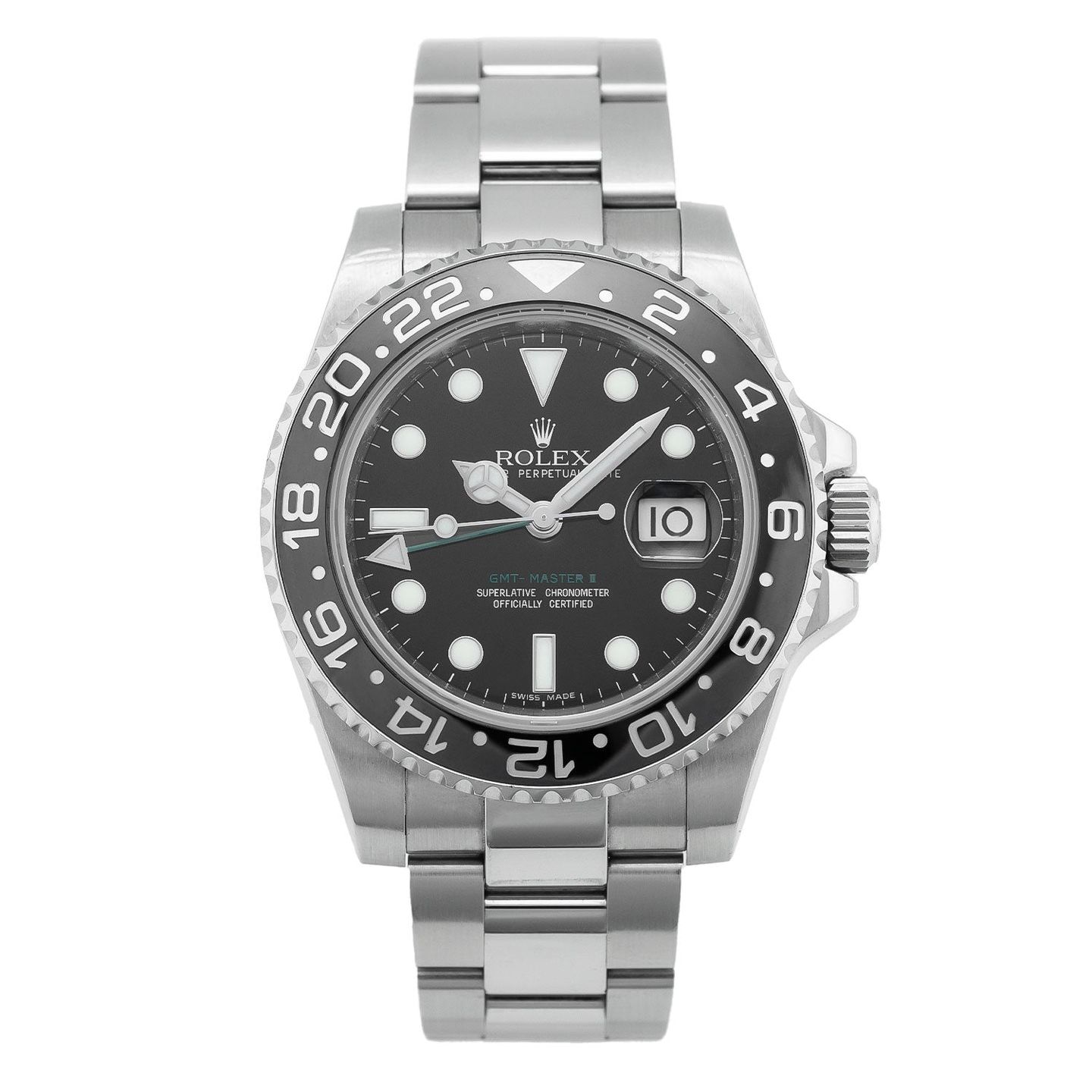 Rolex GMT-Master II 116710LN (2013) - Zwart wijzerplaat 40mm Staal (1/5)