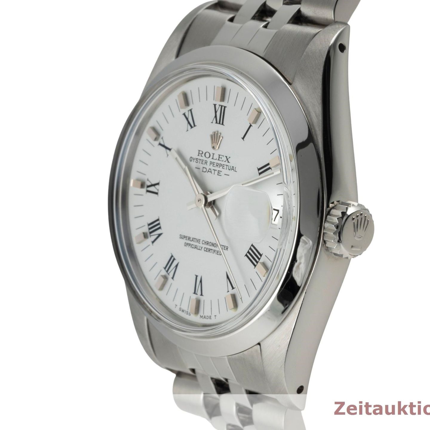 Rolex Oyster Perpetual Date 1500 (1978) - Wit wijzerplaat 34mm Staal (6/8)