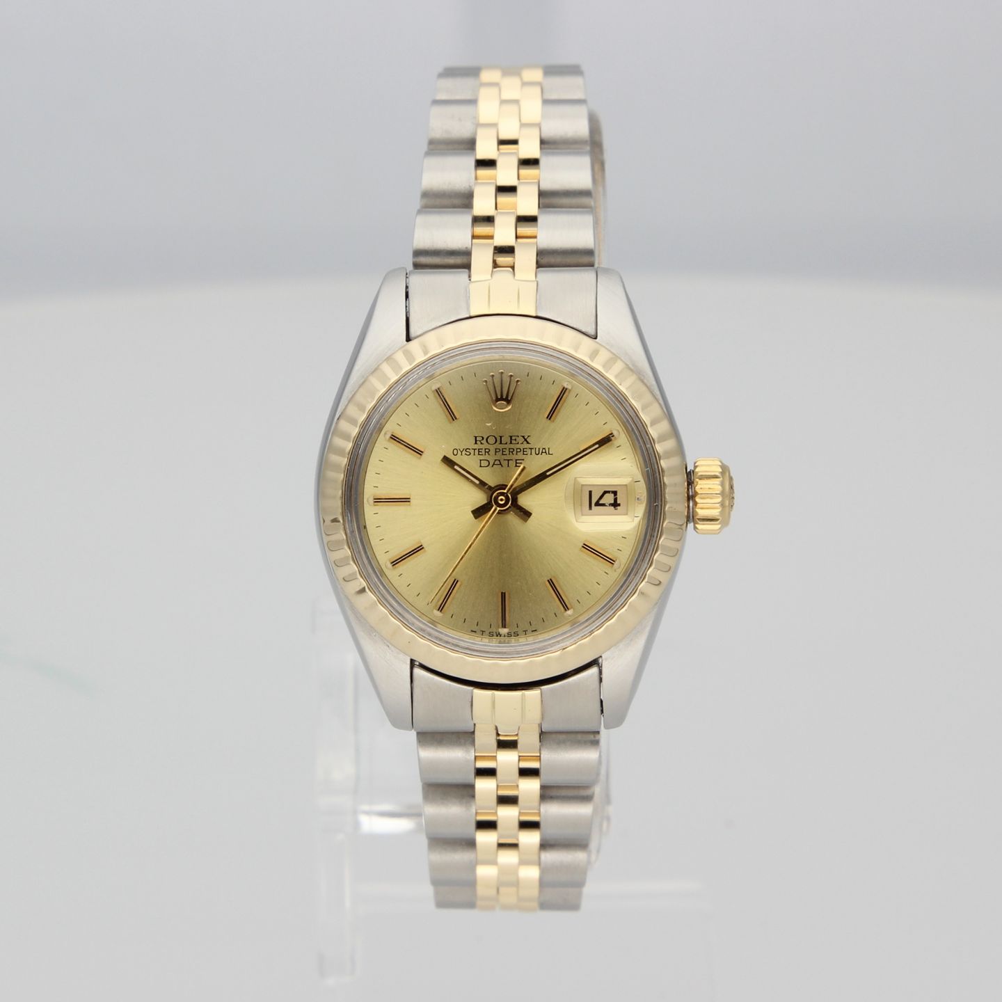 Rolex Lady-Datejust 6917 (1981) - Champagne dial 26 mm Steel case (2/8)