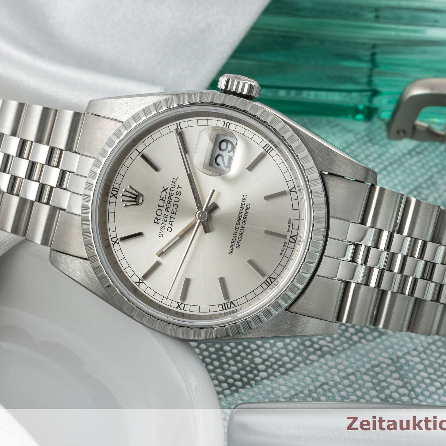 Rolex Datejust 36 16220 (1992) - 36mm Staal (1/8)